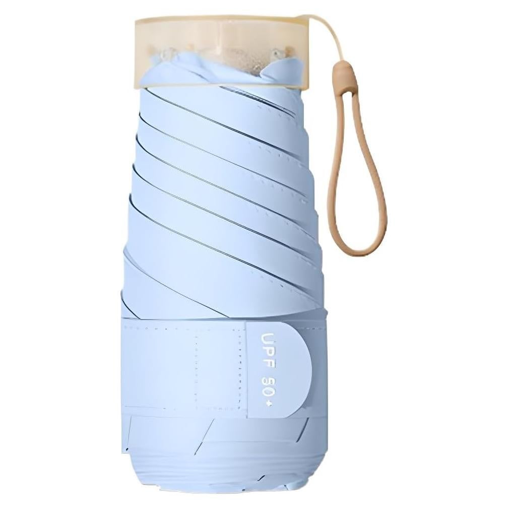 Paraguas Plegable Mini PTGRSWK Azul - Compacto y Ligero