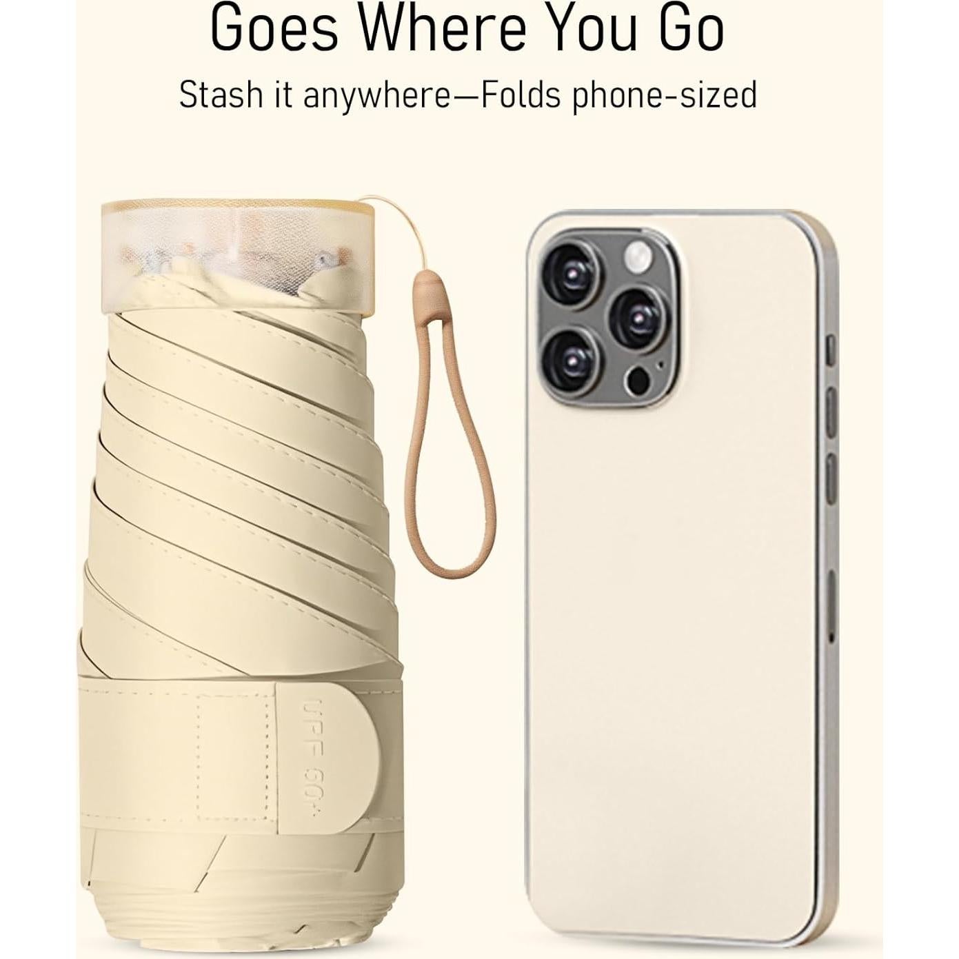 Paraguas Plegable Mini PTGRSWK Azul - Compacto y Ligero