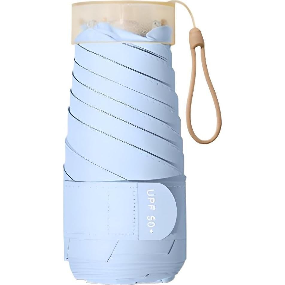 Paraguas Plegable Mini PTGRSWK Azul - Compacto y Ligero