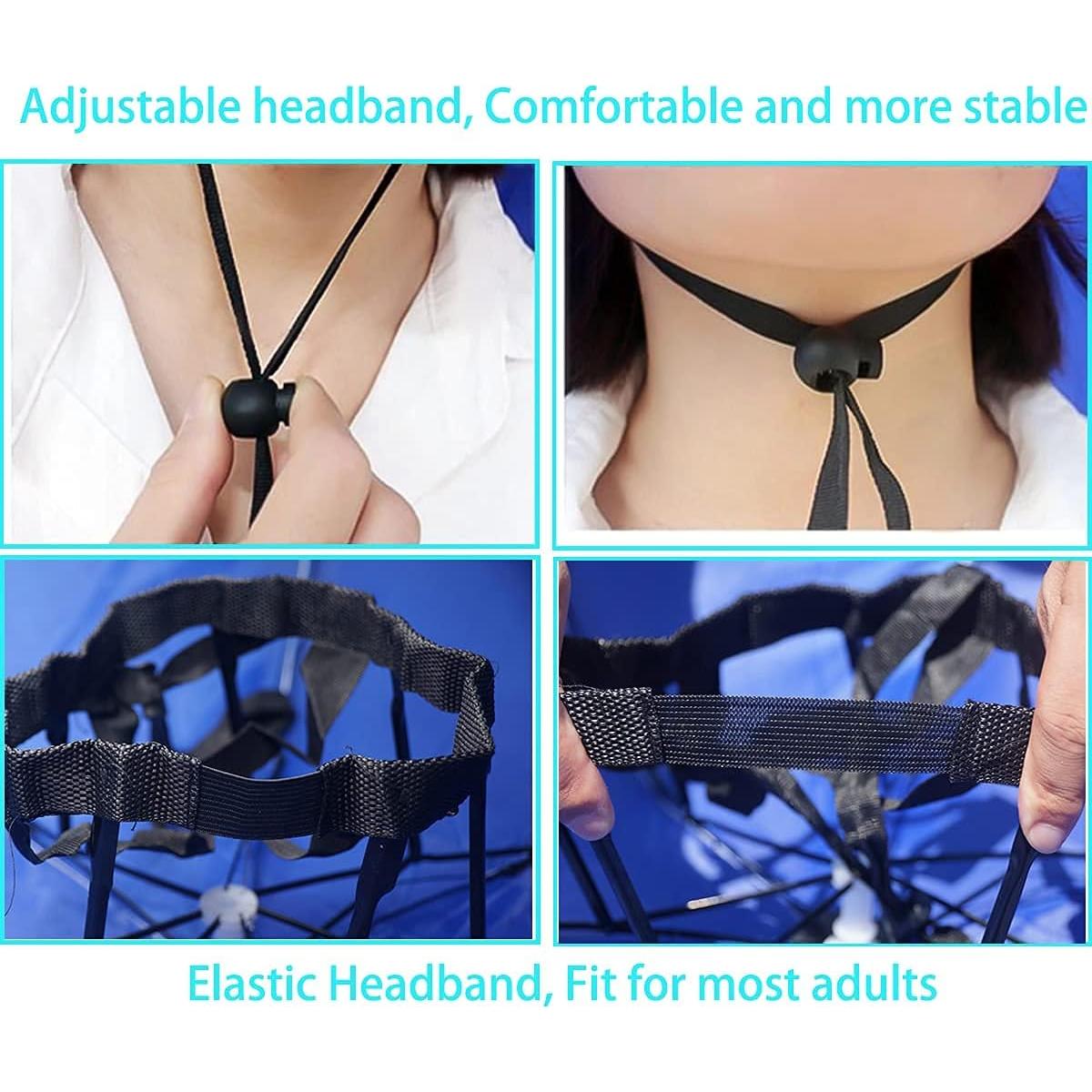 Sombrero Paraguas Bocampty 93.98 cm UV Plegable para Pesca