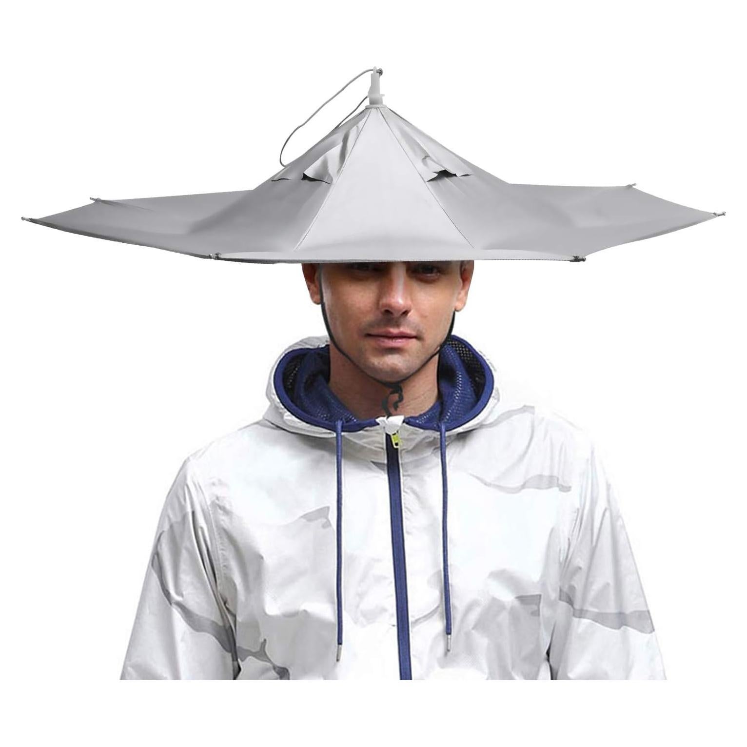 Sombrero Paraguas AIFUSI Plegable 58.42 cm Protección UV