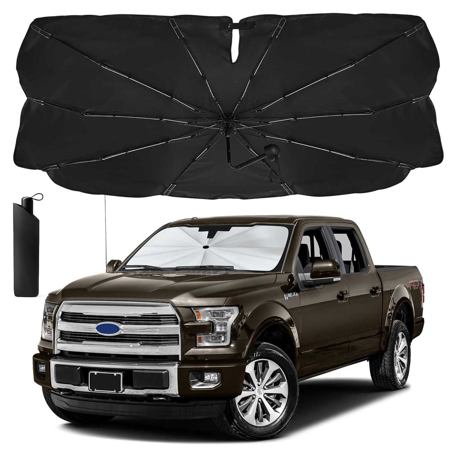 Paraguas Parasol EcoNour para Parabrisas de SUV y Camiones - Grande