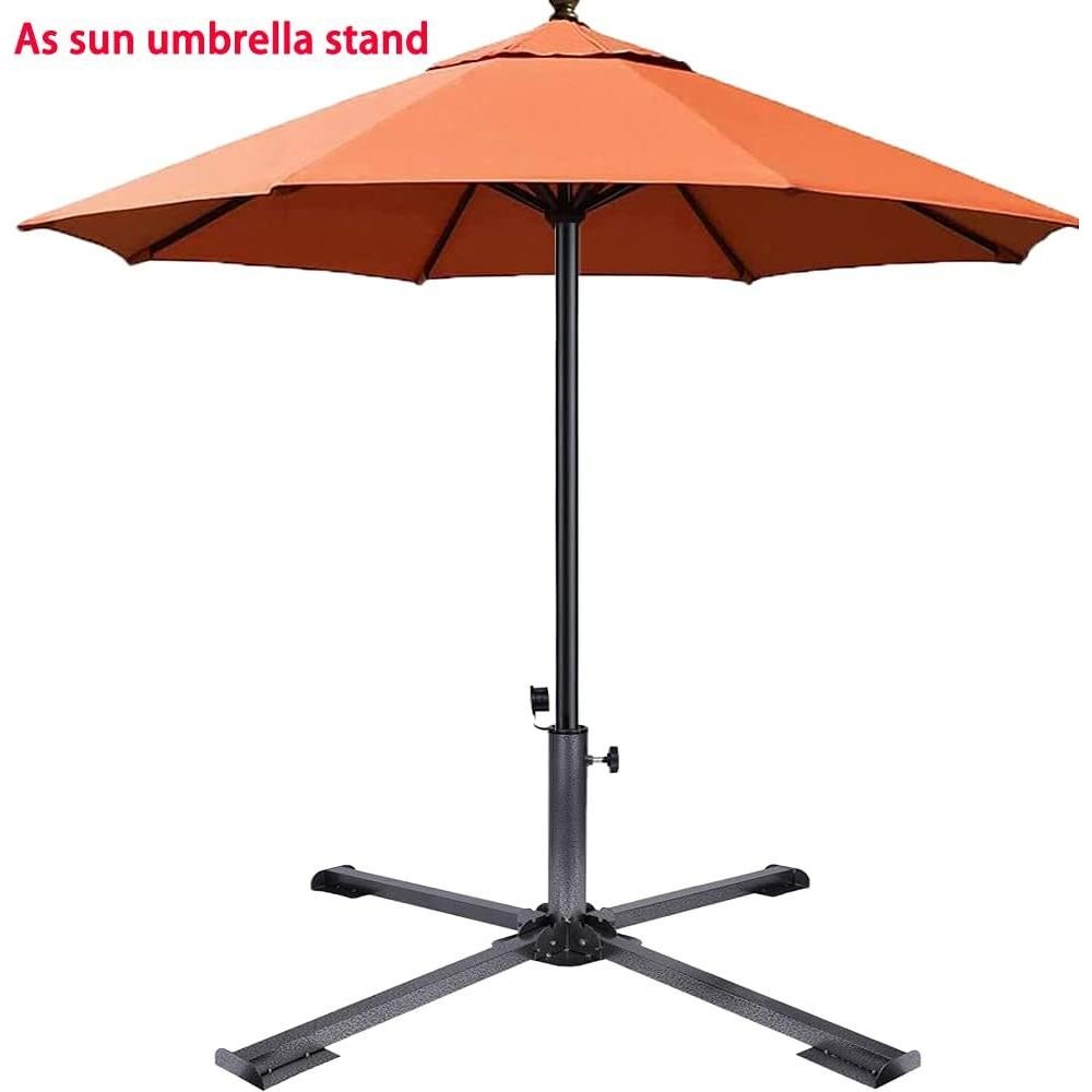 Soporte de Sombrilla de Patio Plegable YZZHAJ 85 cm Ajustable