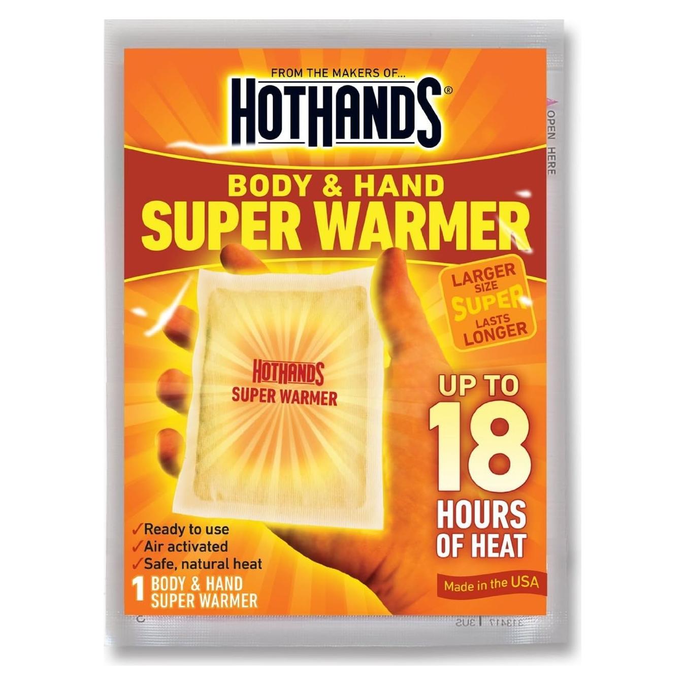 Calentadores Superficiales y de Manos HotHands 20 Unidades