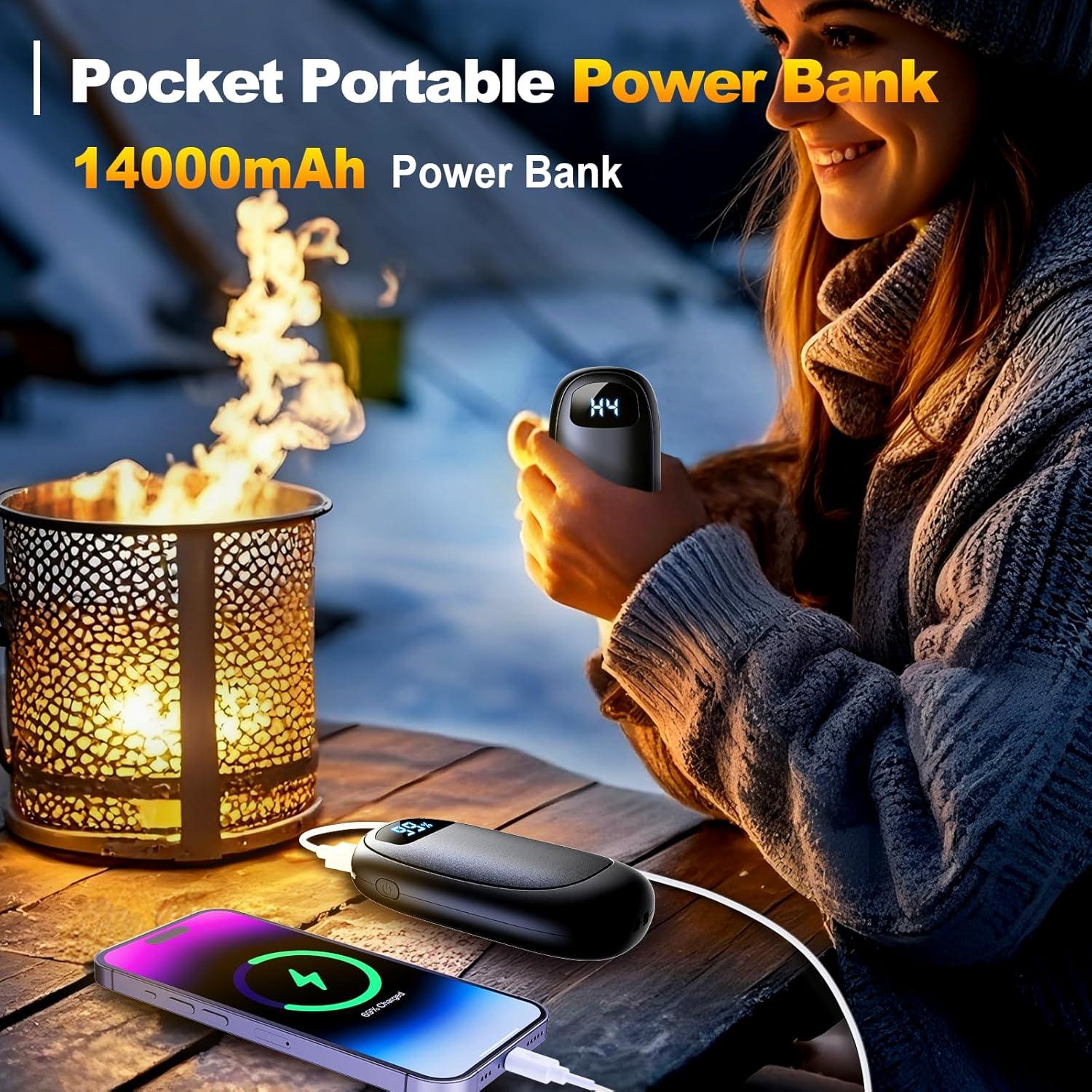 Calentadores de Manos Recargables BEYYON 14000mAh 2 Paquete