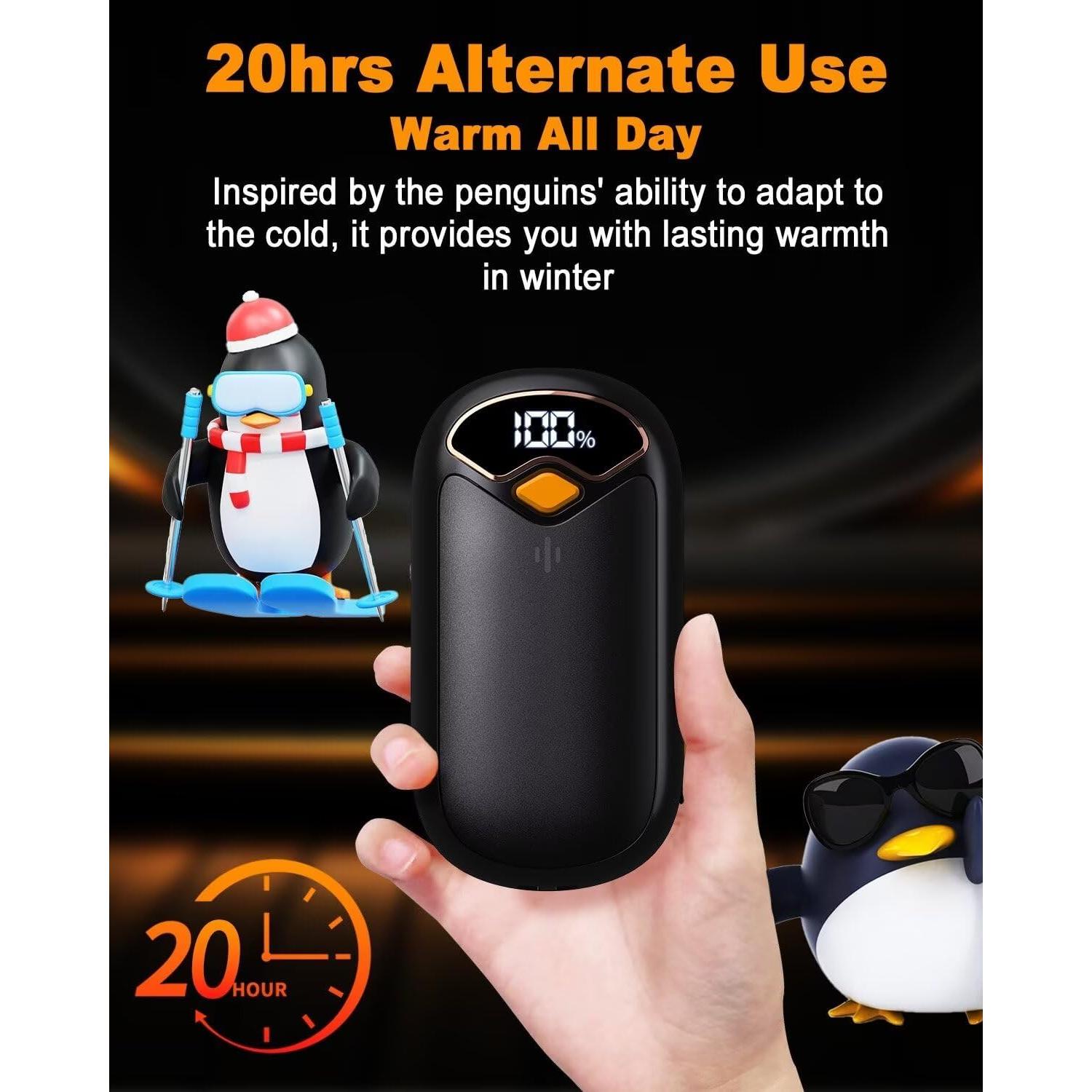 Calentadores de Manos Recargables BEYYON PG02 2 Paquete USB-C