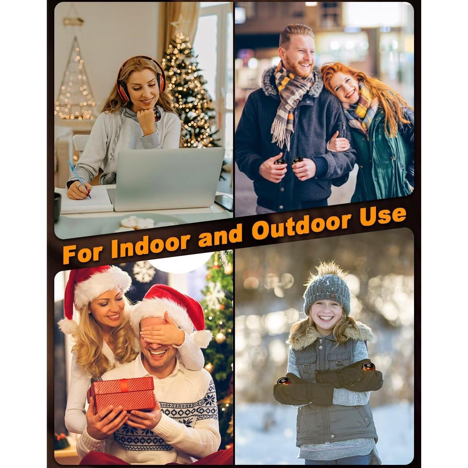 Calentadores de Manos Recargables BEYYON PG02 2 Paquete USB-C