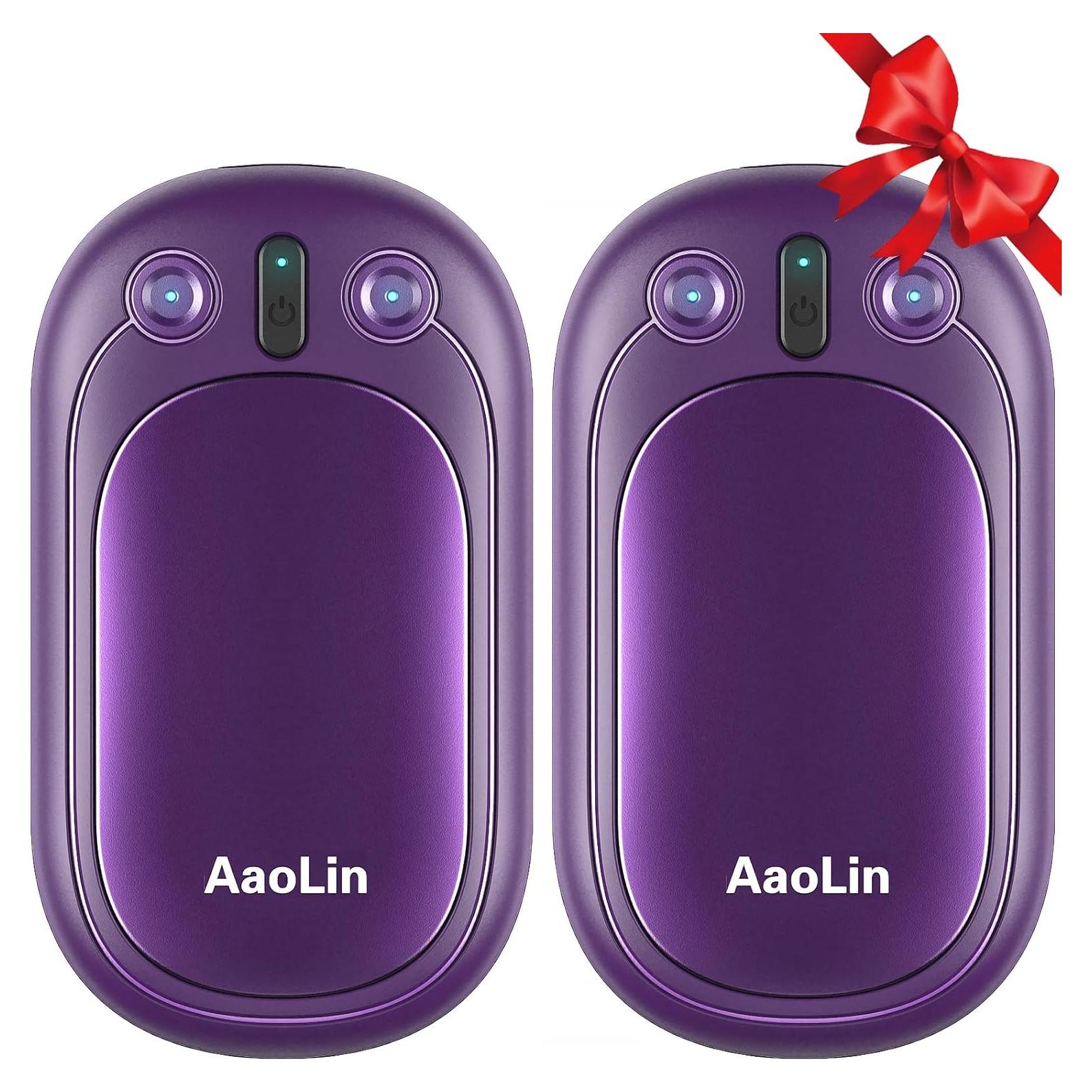 Calentadores de Manos Recargables AaoLin AO-216, 2 Paquete, 12h Calor