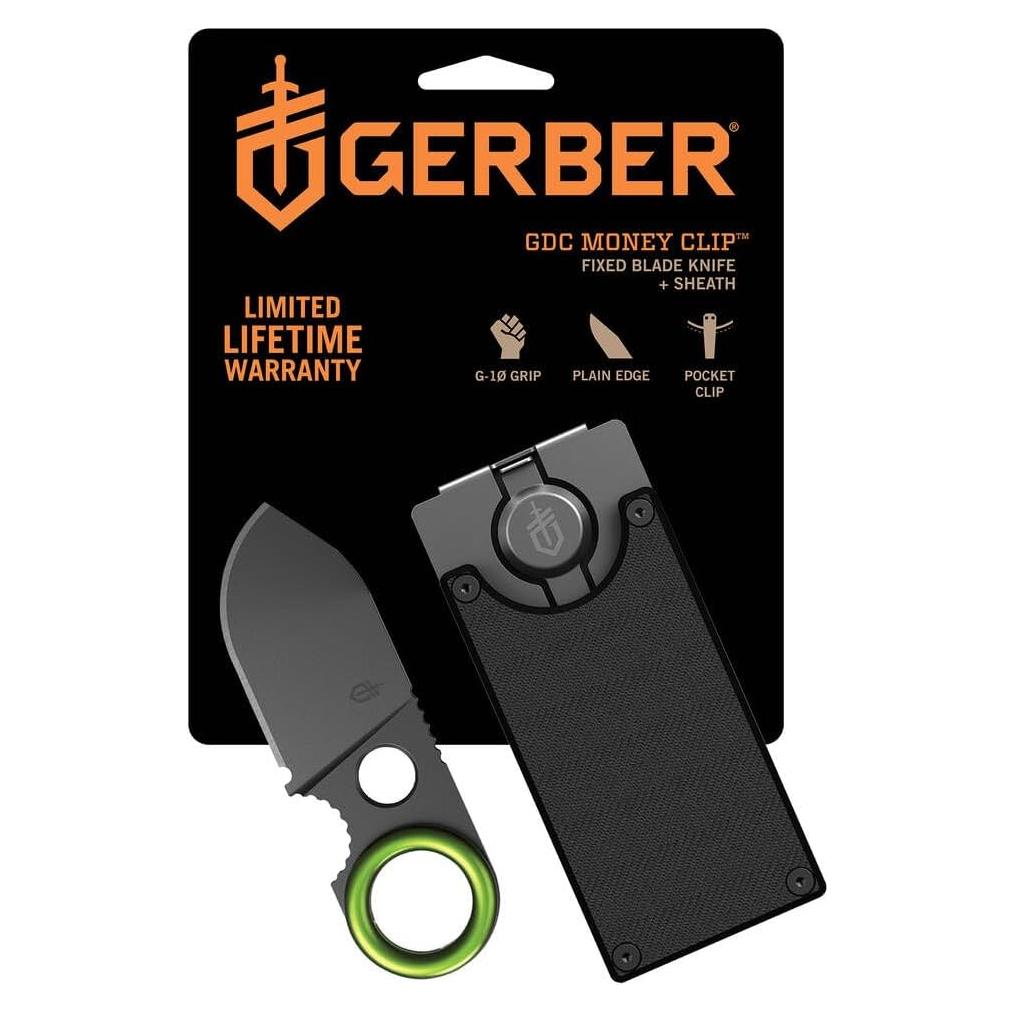 Clip de Dinero Gerber GDC con Cuchillo de Acero Inoxidable