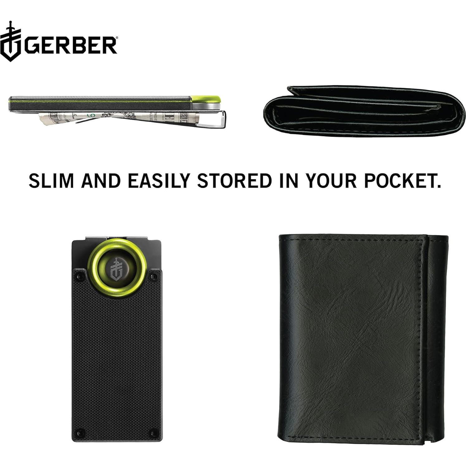 Clip de Dinero Gerber GDC con Cuchillo de Acero Inoxidable