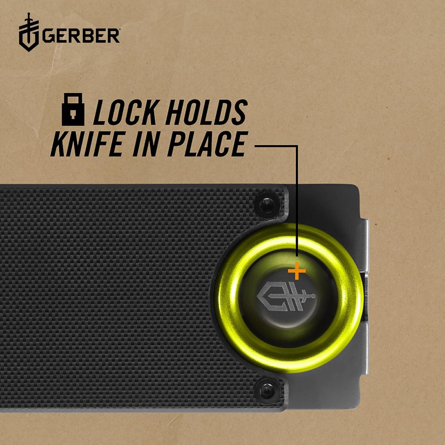 Clip de Dinero Gerber GDC con Cuchillo de Acero Inoxidable