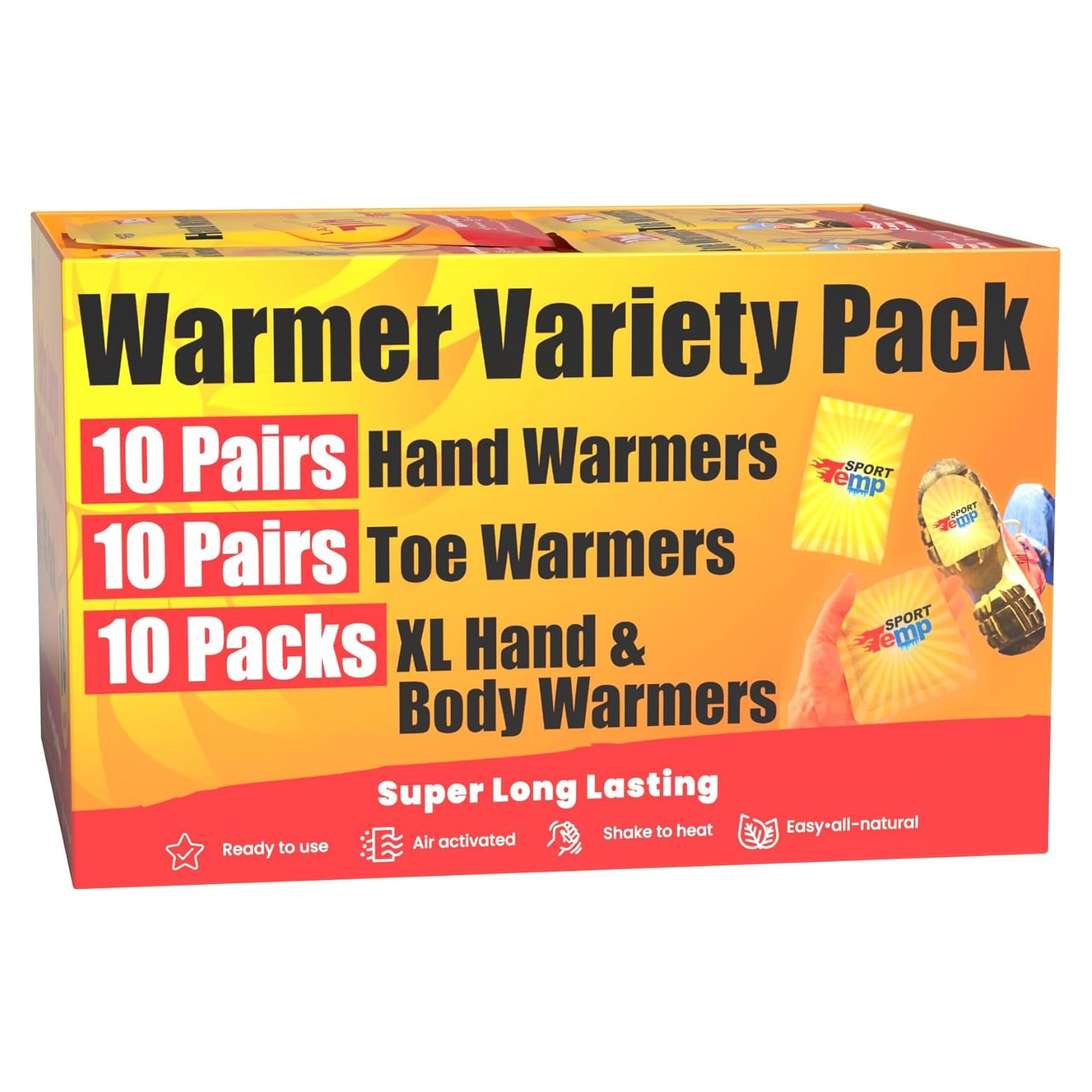 Calentadores de Manos y Cuerpo Sport Temp XL - 30 Piezas