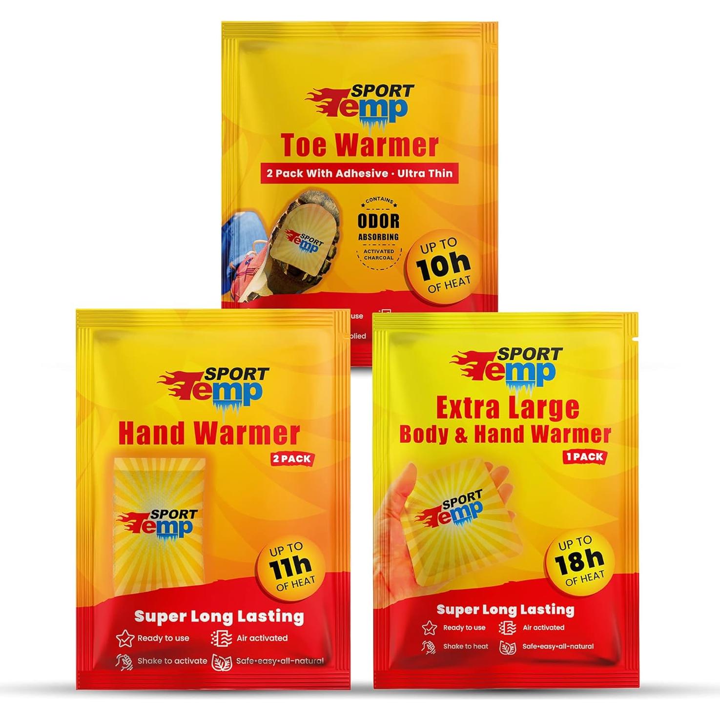 Calentadores de Manos y Cuerpo Sport Temp XL - 30 Piezas