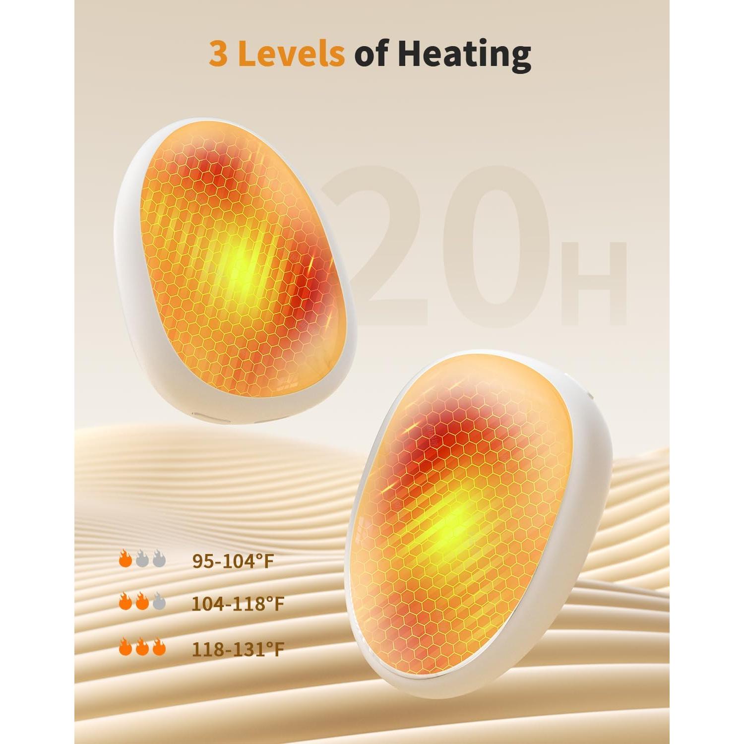 Calentadores de Manos Recargables coldSky ZY-A1 2 Piezas