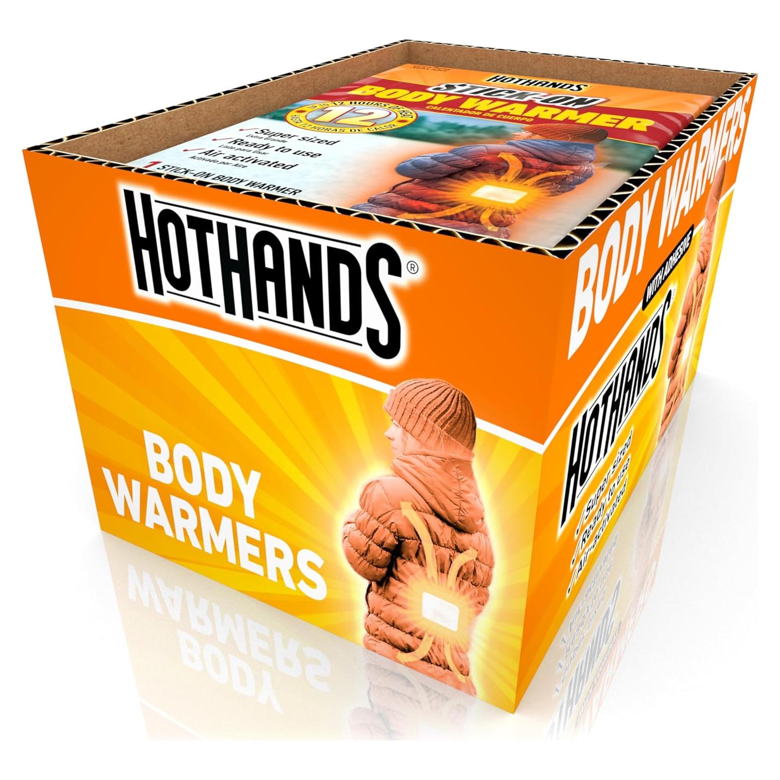 Calentadores Corporales Adhesivos HotHands - 20 Unidades - 12 Horas