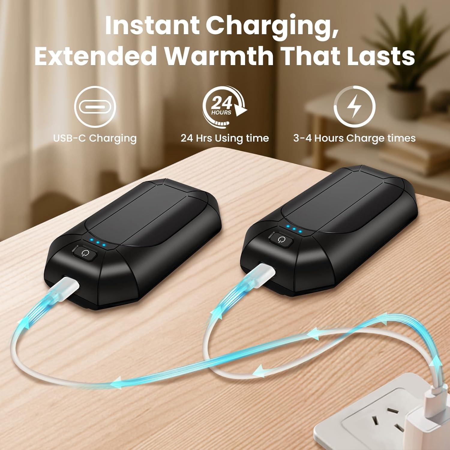 Calentadores de Manos Recargables WARMHAND AO-212 2 Paquete