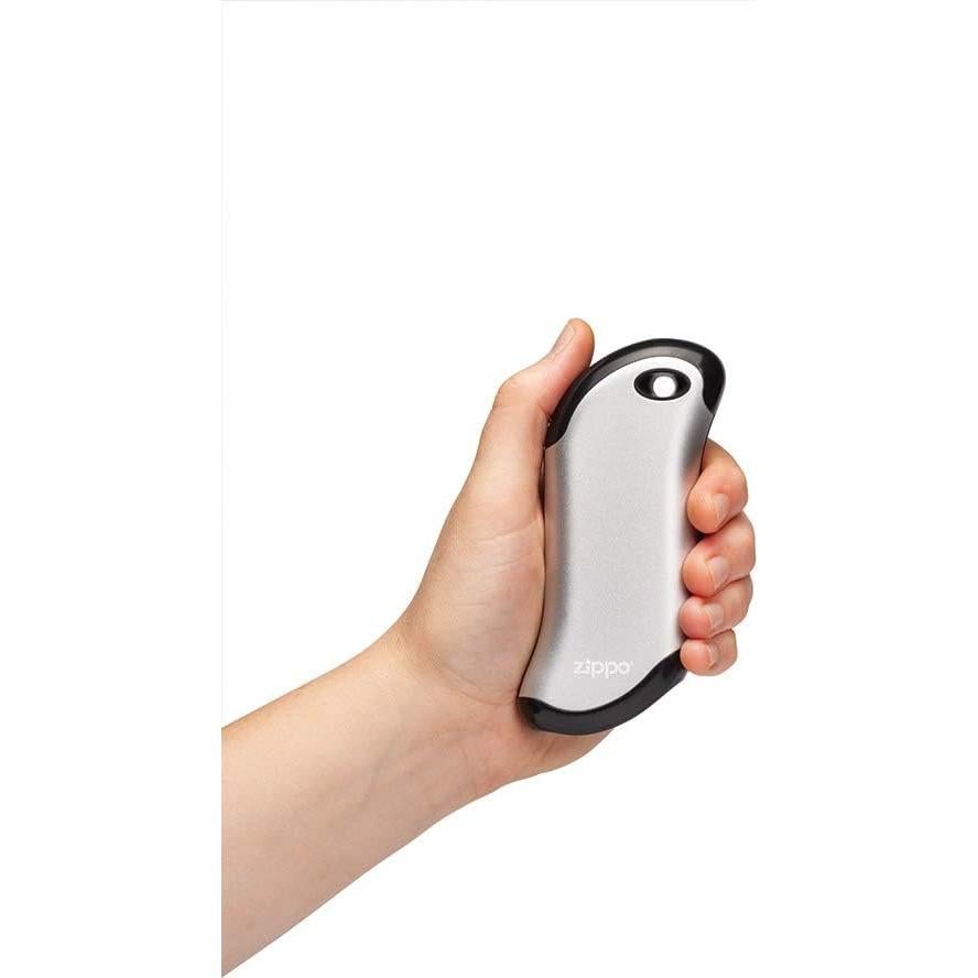 Calentador de Manos Recargable Zippo HeatBank 9s Plata