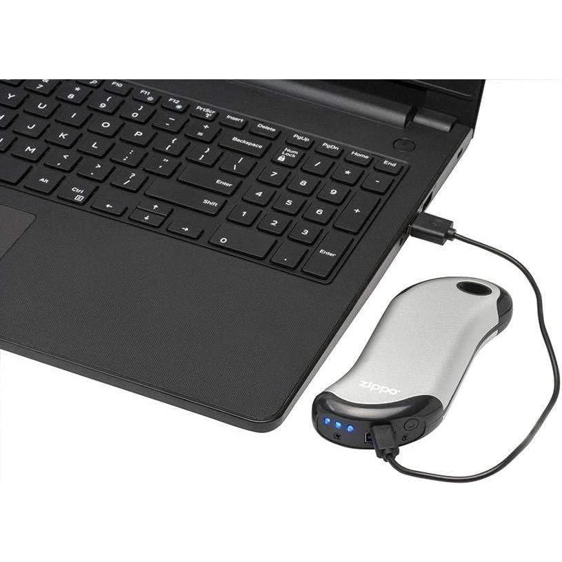 Calentador de Manos Recargable Zippo HeatBank 9s Plata