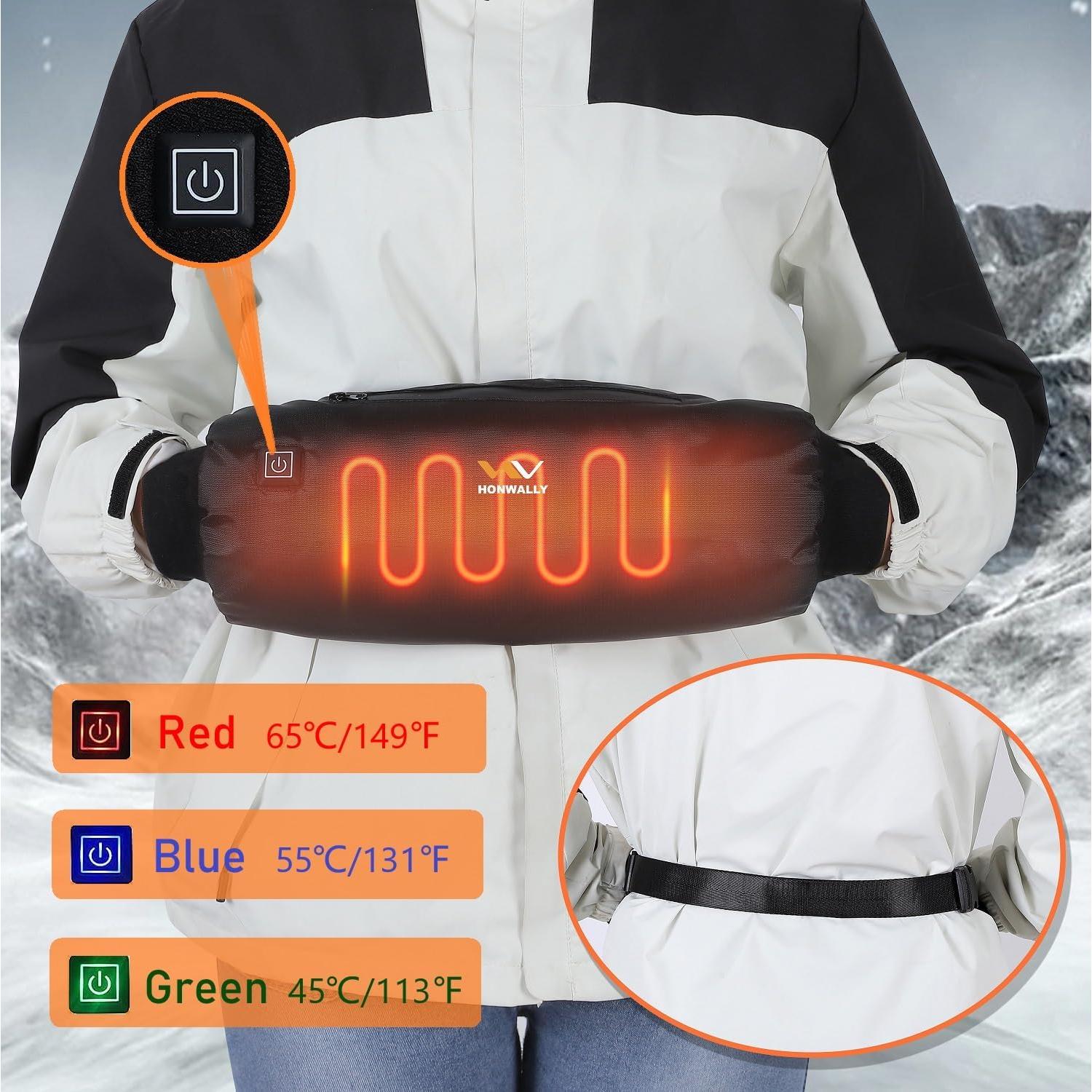 Bolsa Calentadora de Manos Eléctrica Honwally Muff 2023 - Doble Calor