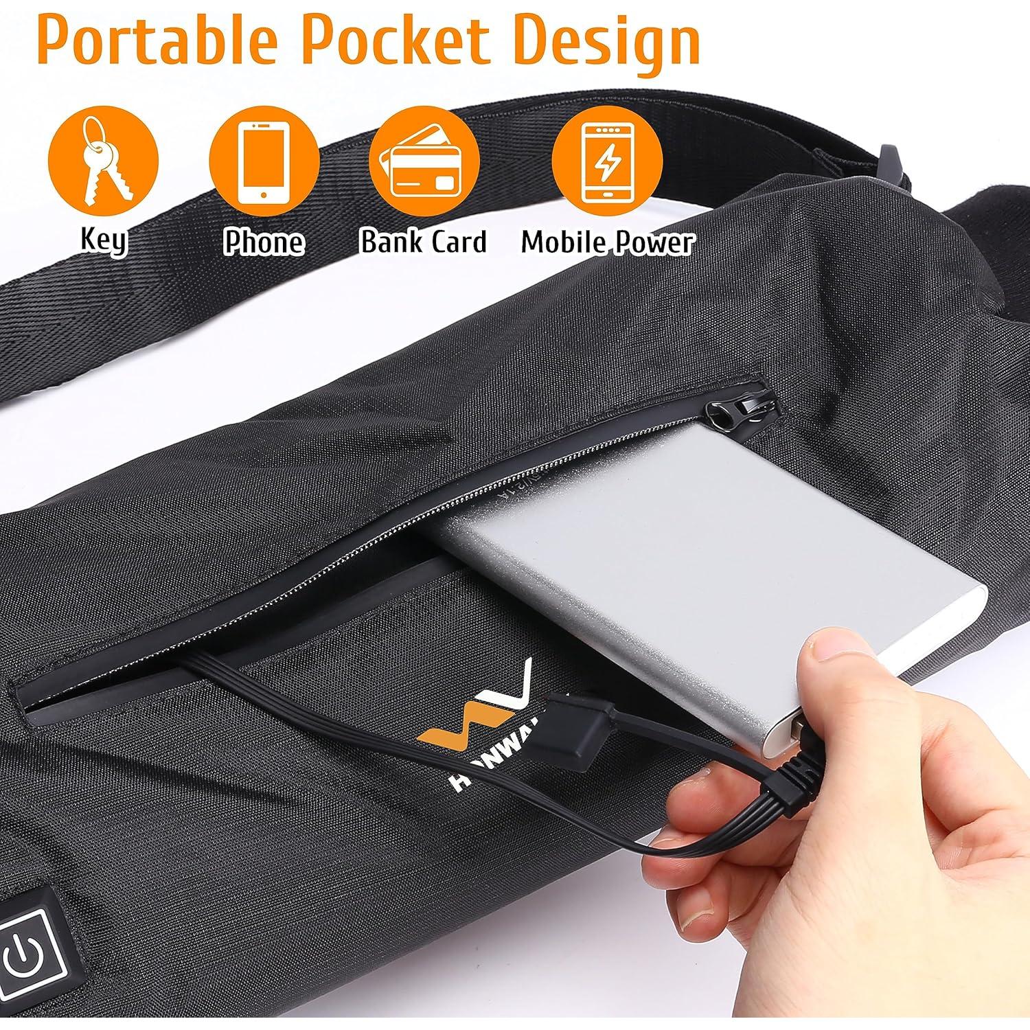 Bolsa Calentadora de Manos Eléctrica Honwally Muff 2023 - Doble Calor