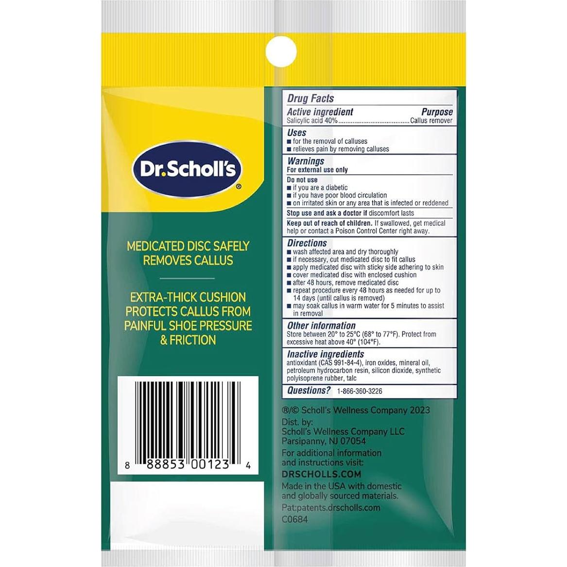 Removedor de Callos Extra Grueso Dr. Scholl's 4 Unidades