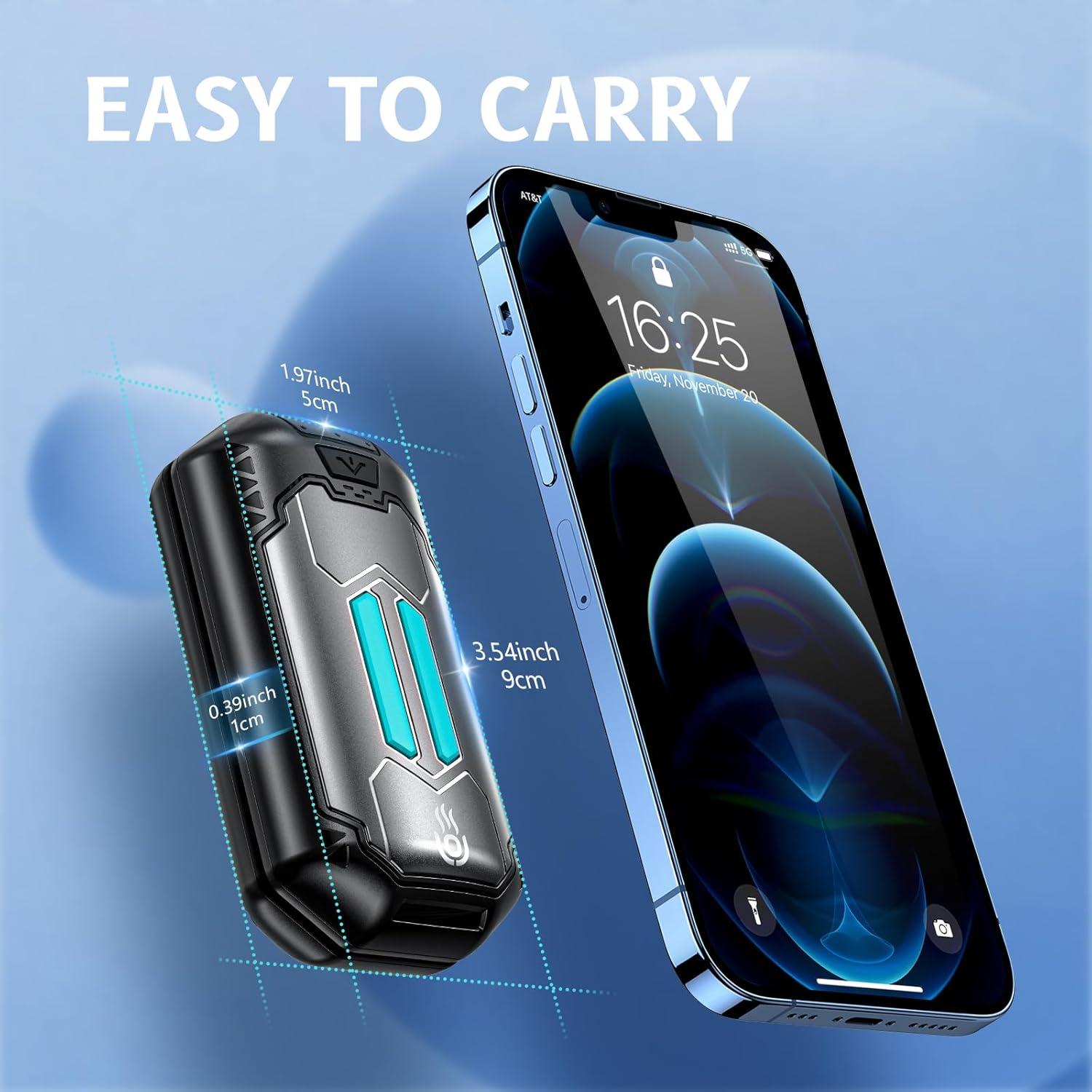 Calentadores de Manos Recargables OUTJUT 6000mAh 2 Pack USB