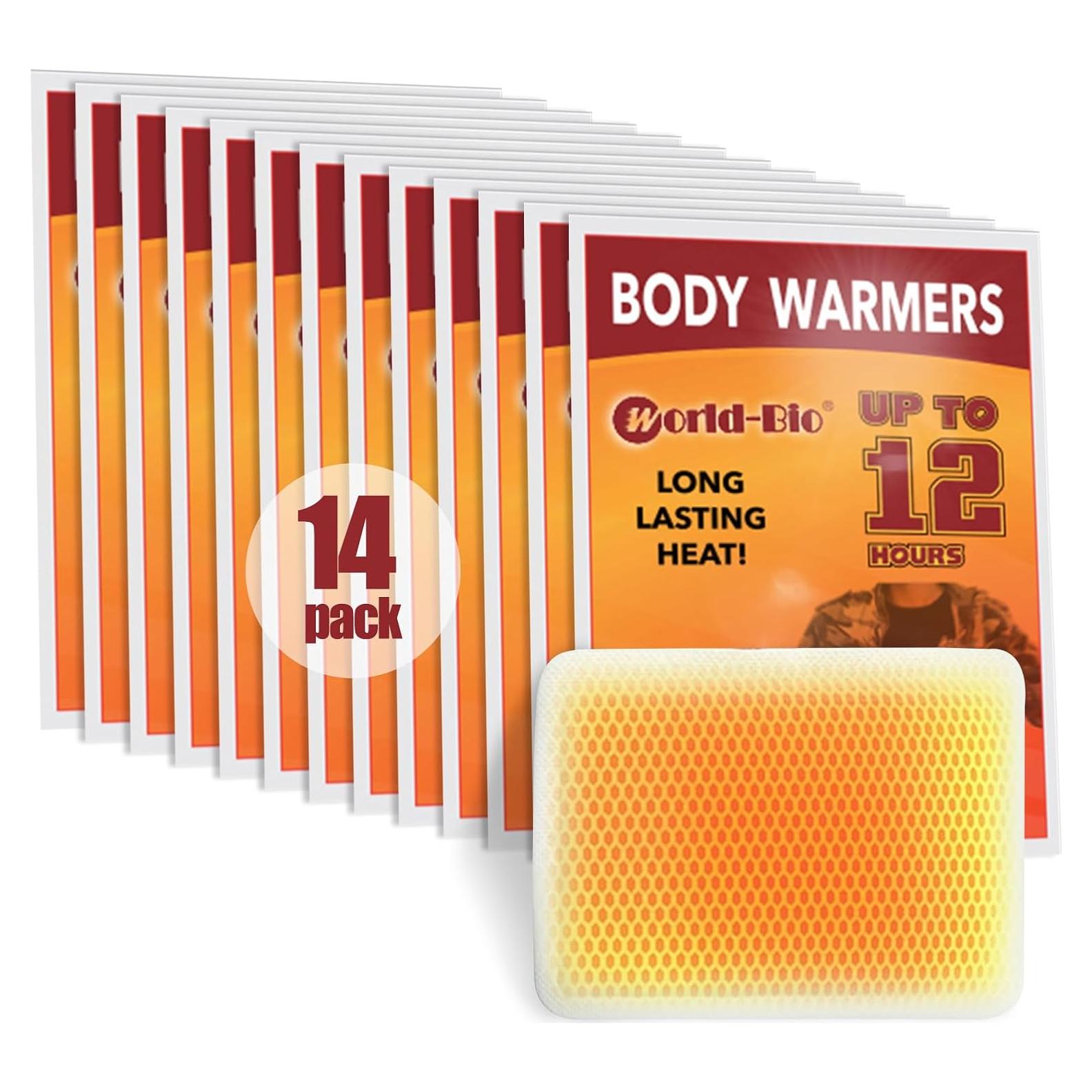 Calentadores Corporales MR.ICE 14 Paquetes Adhesivos 12 Horas