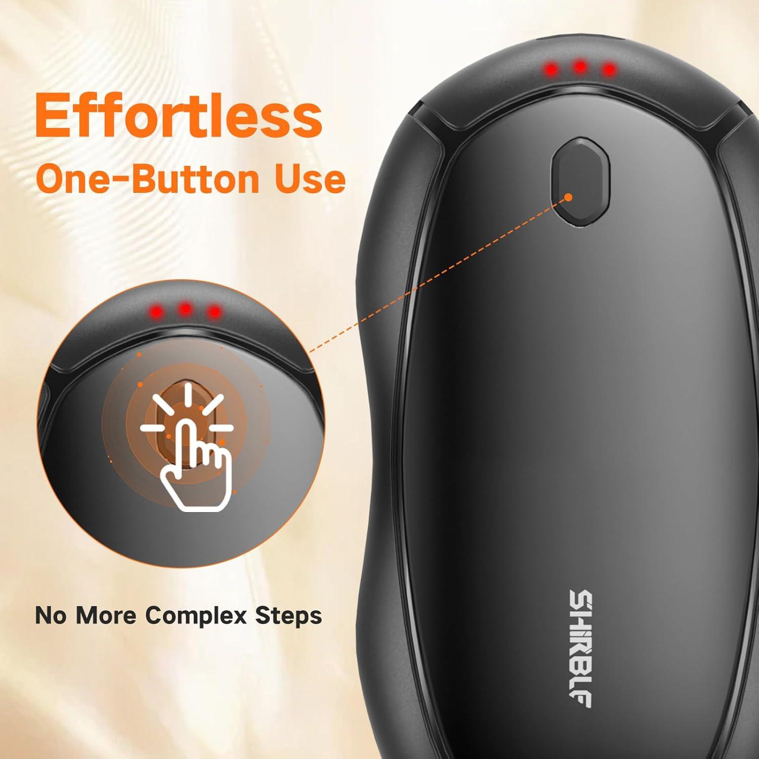 Calentadores de Manos Recargables Shirble OT105 - 2 Piezas