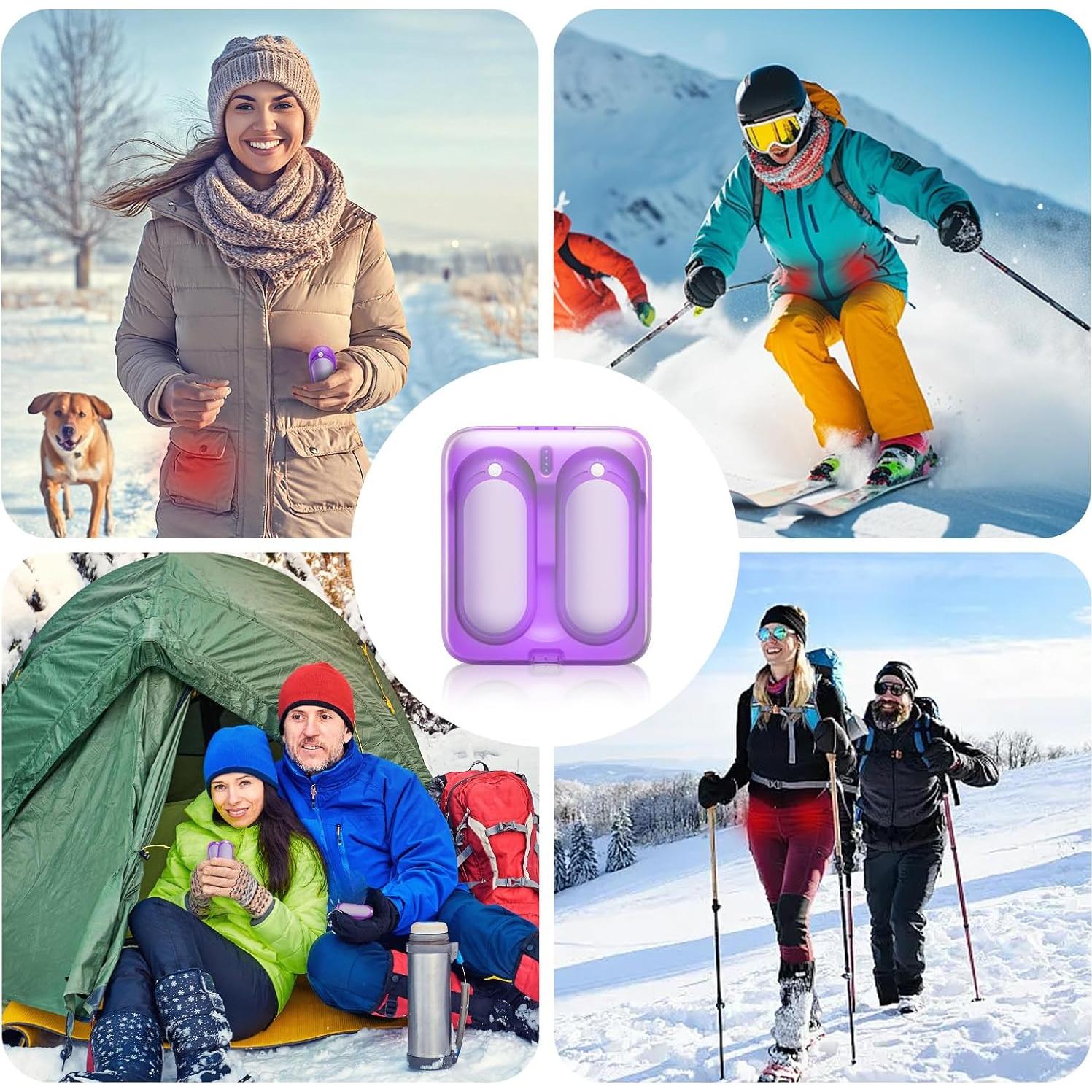 Calentadores de Manos Recargables WarmEmbrace 2 Piezas 10000mAh