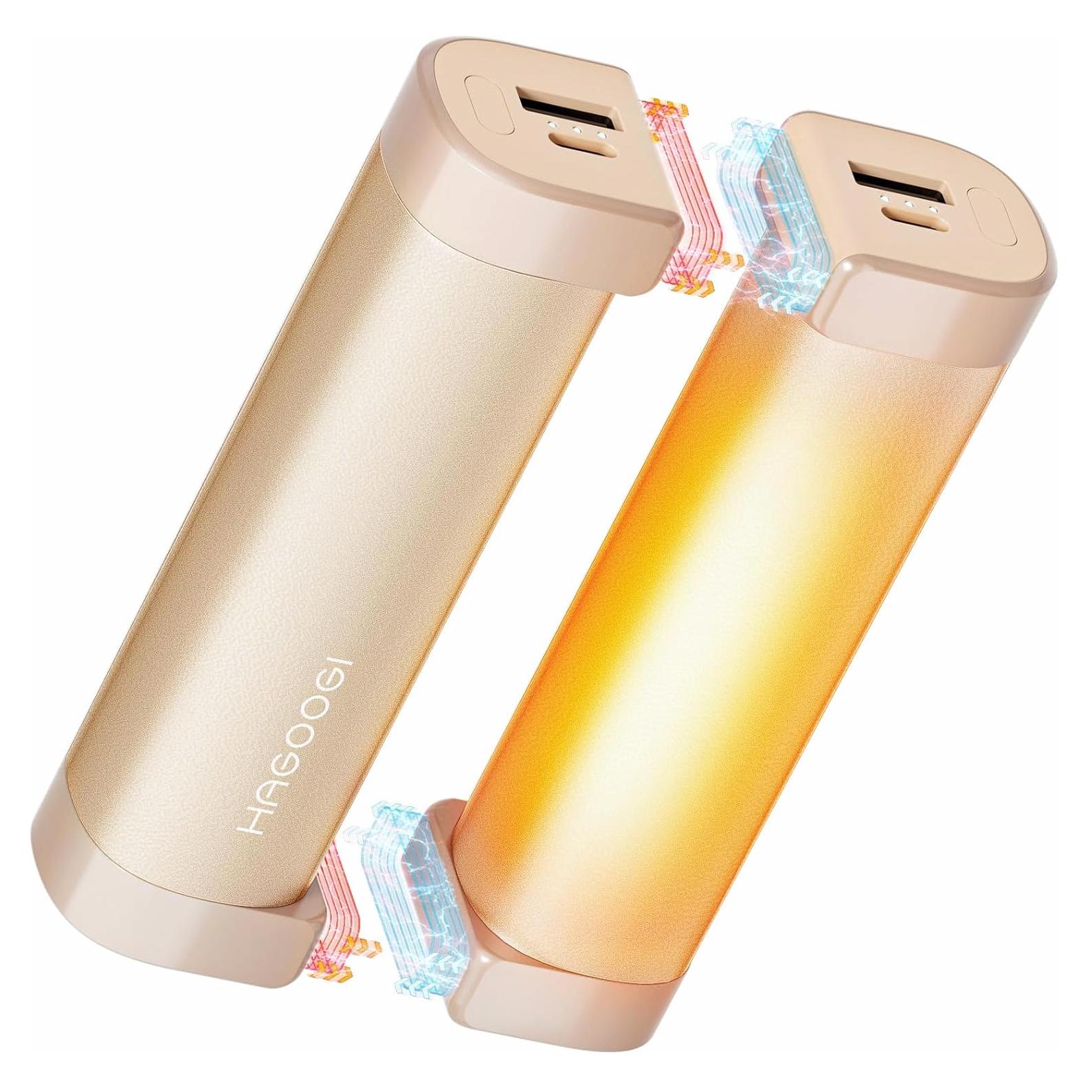 Calentadores de Manos Recargables HAGOOGI 10000mAh 2-Pack
