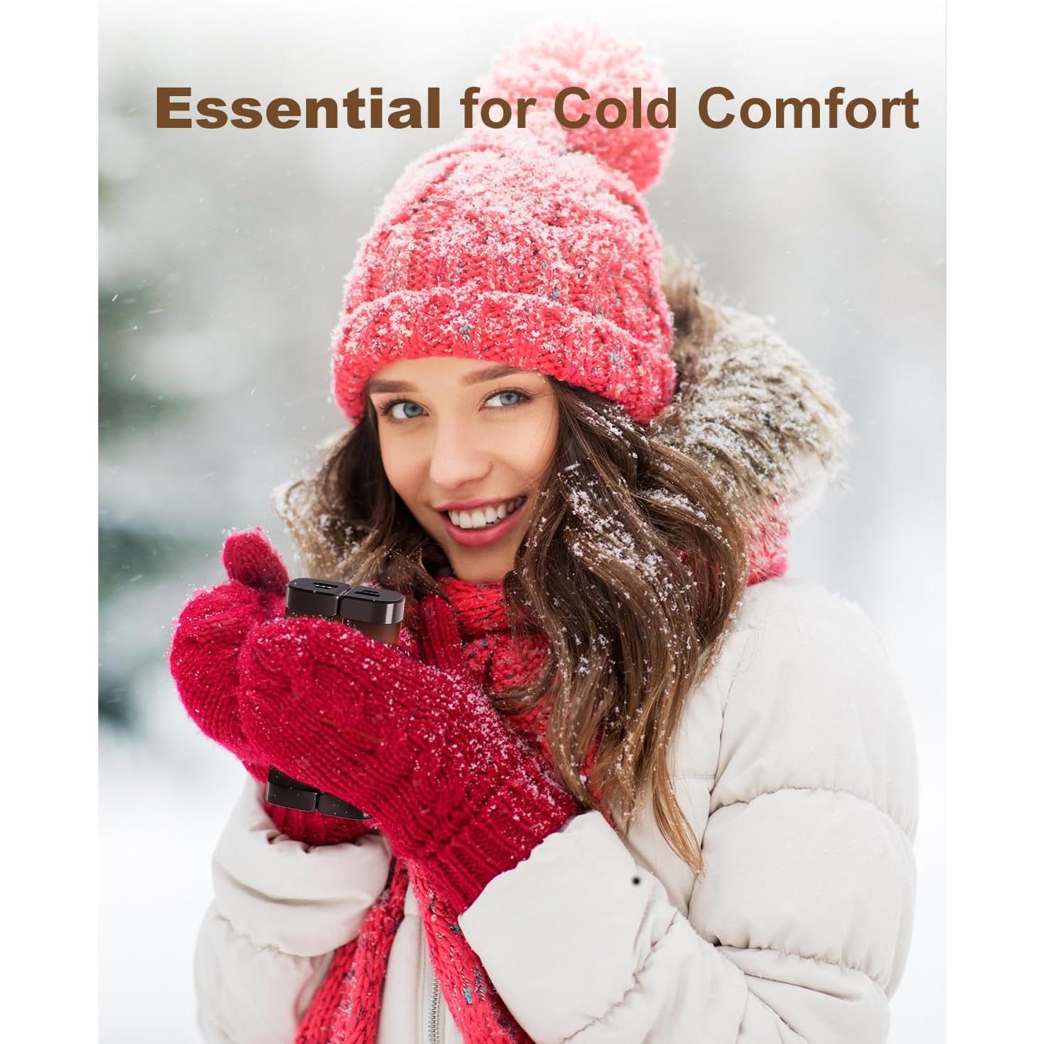 Calentadores de Manos Recargables HAGOOGI 10000mAh 2-Pack