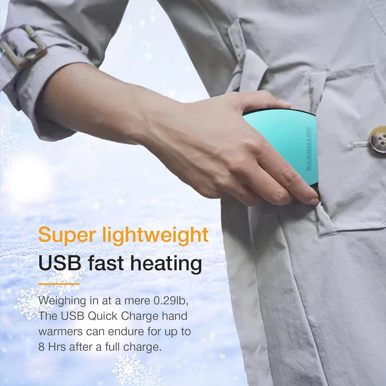 Calentador de Manos Recargable Eiruaw ZLS-A6 5200mAh Rosa