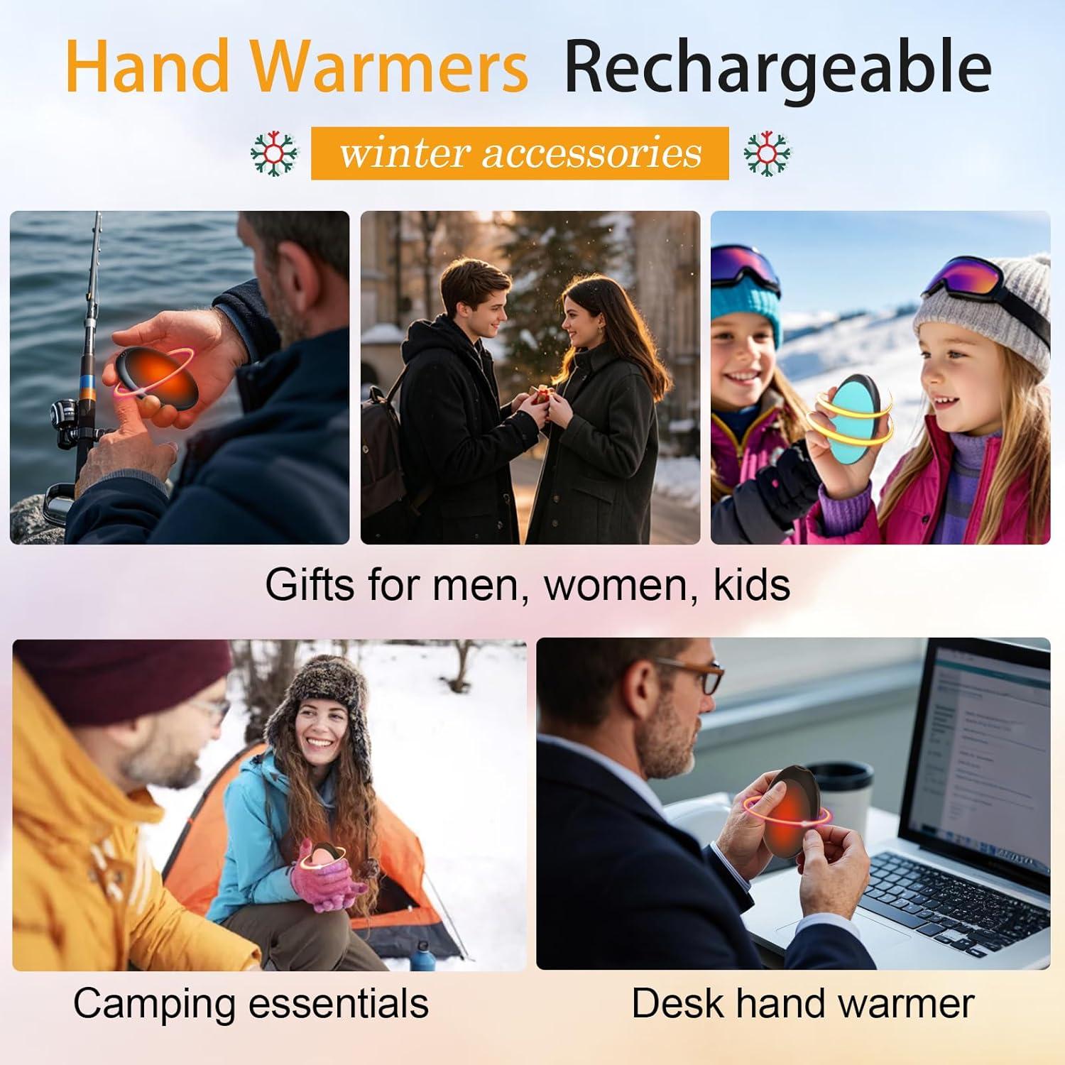 Calentador de Manos Recargable Eiruaw ZLS-A6 5200mAh Rosa