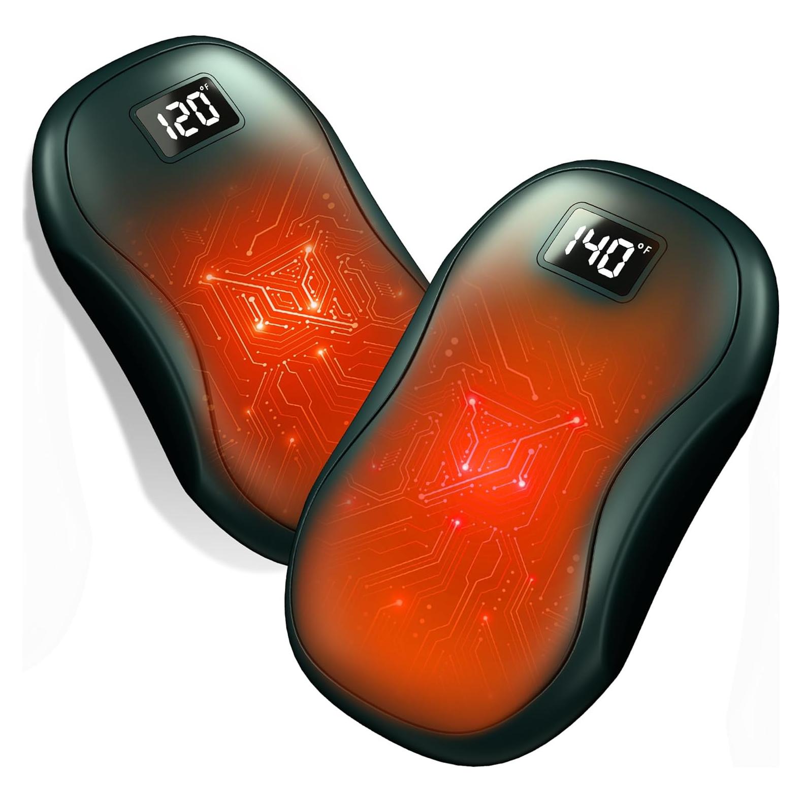 Calentadores de Manos Recargables CreoMorphix N20 12000mAh 2 Pcs