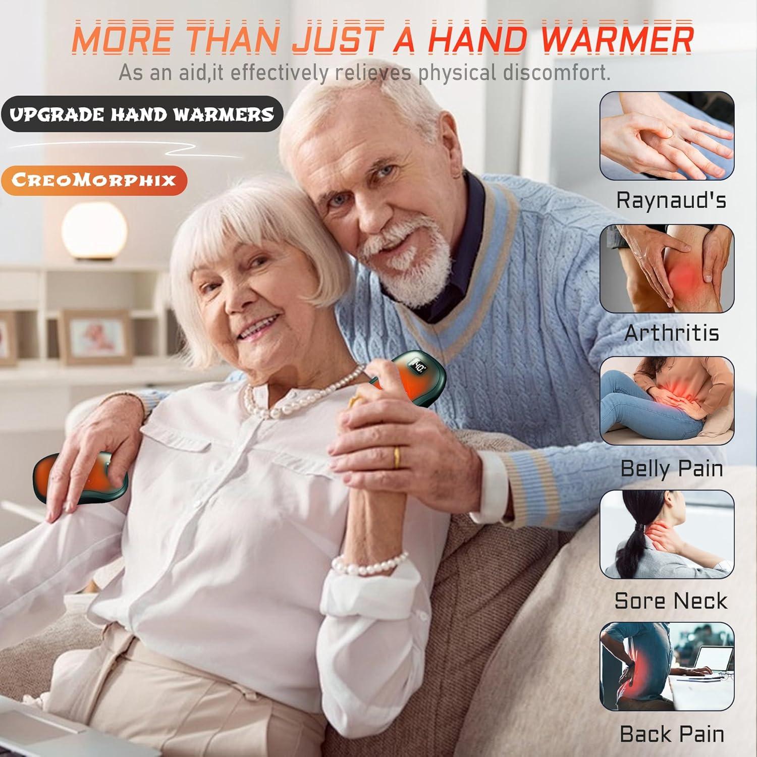 Calentadores de Manos Recargables CreoMorphix N20 12000mAh 2 Pcs