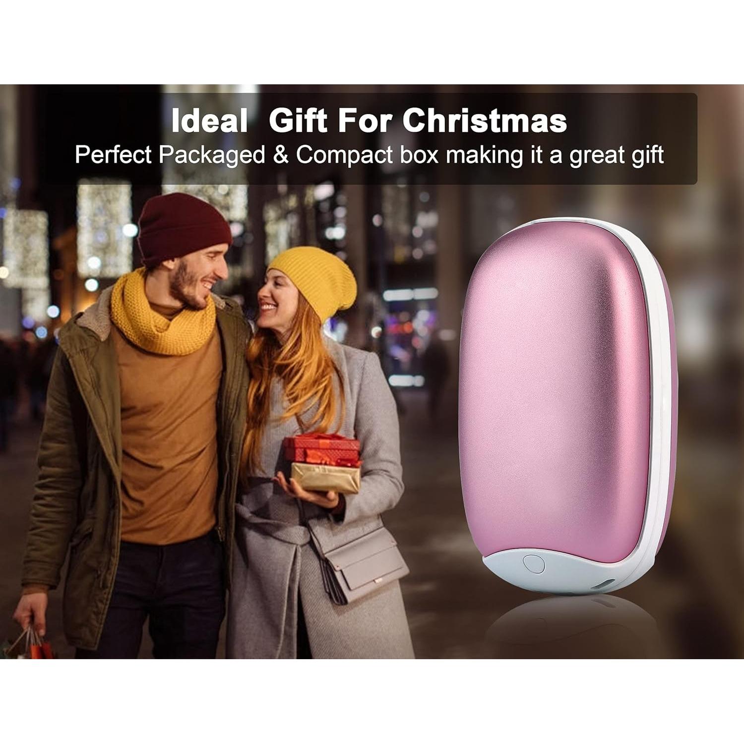 Calentadores de Manos Recargables Cosyzone 8000mAh Rosa