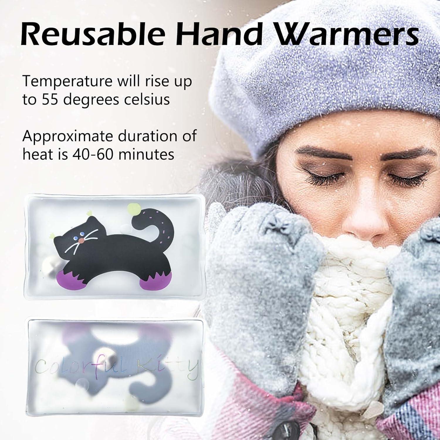 Calentadores de Manos Reutilizables Cozeoa - Paquete Negro