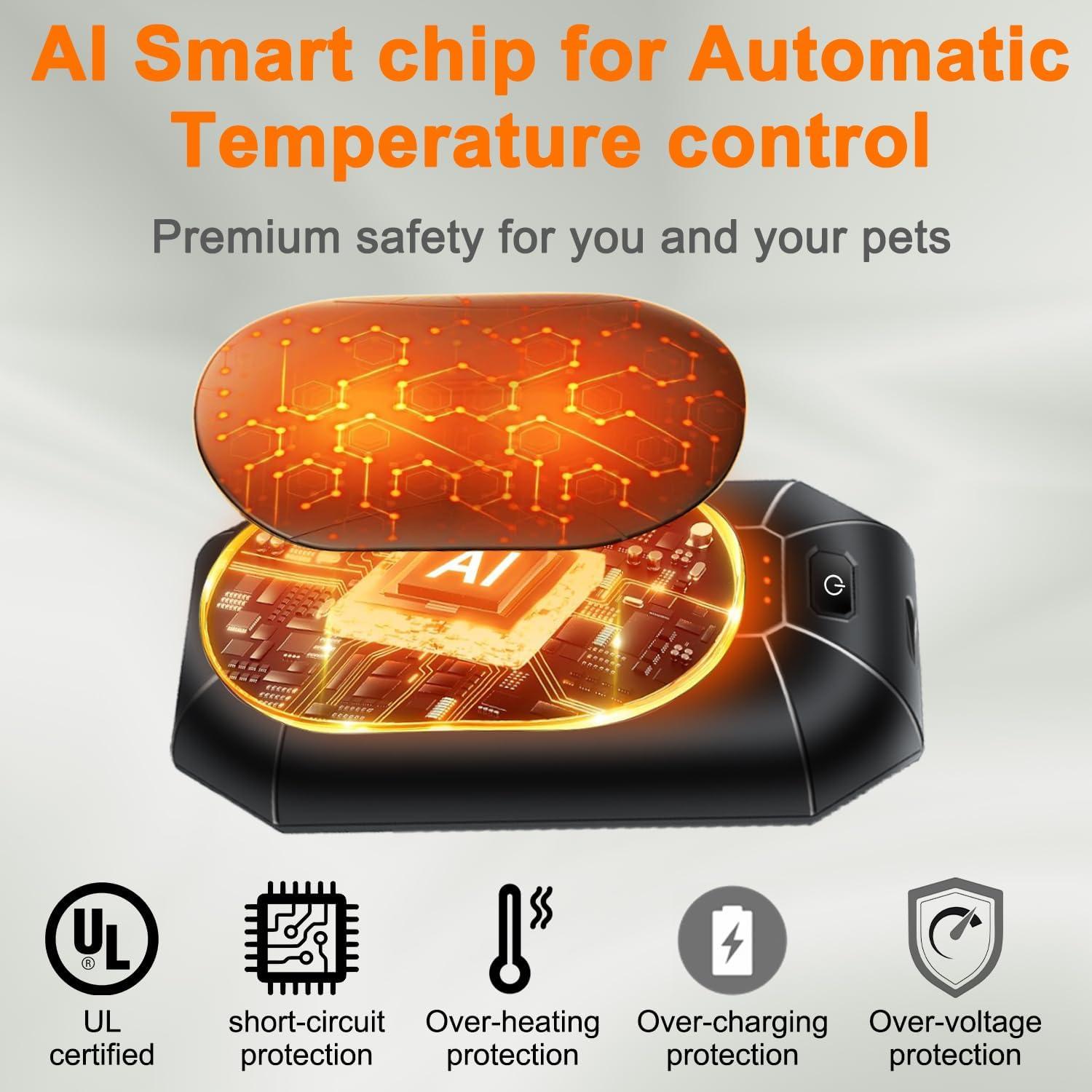 Calentadores de Manos Recargables GEHEN AO-212 4000mAh 2-Pack