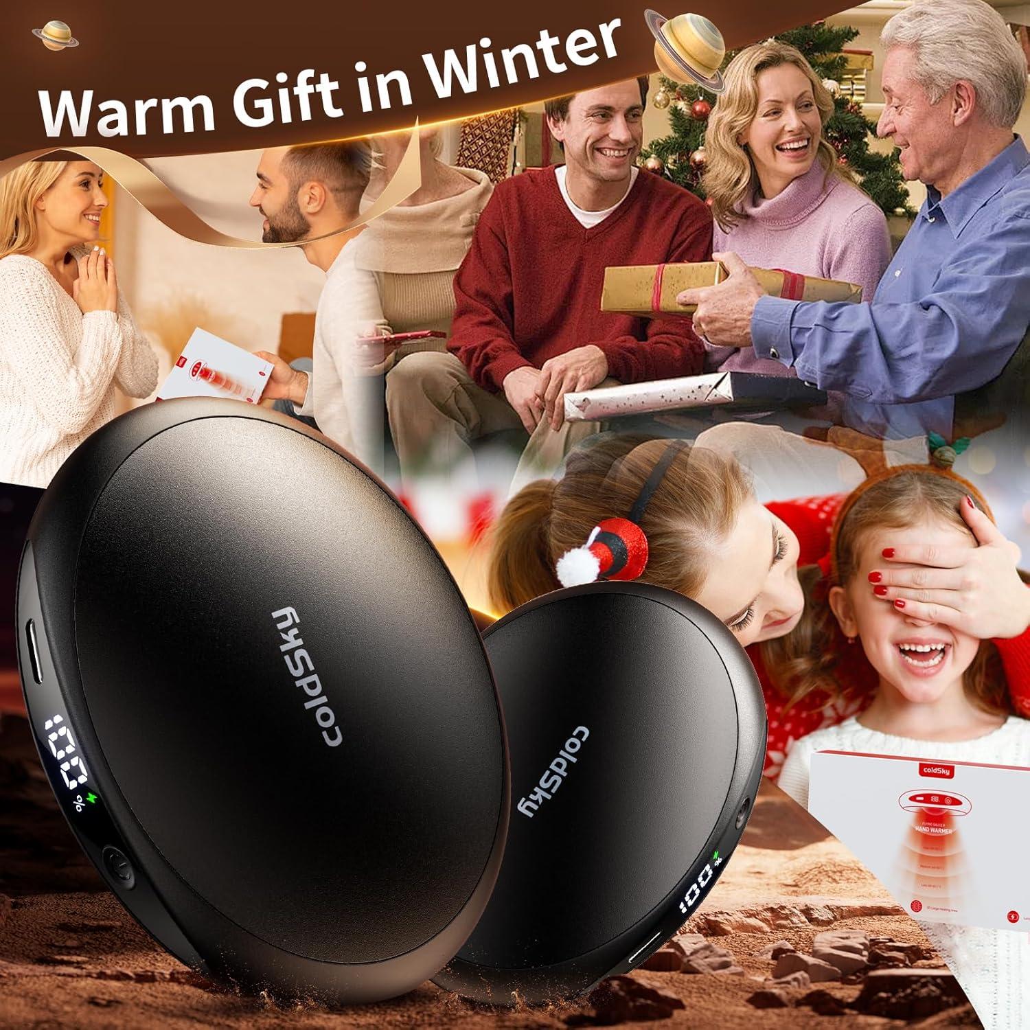 Calentadores de Manos Recargables coldSky LY117 2 Pack 4000mAh