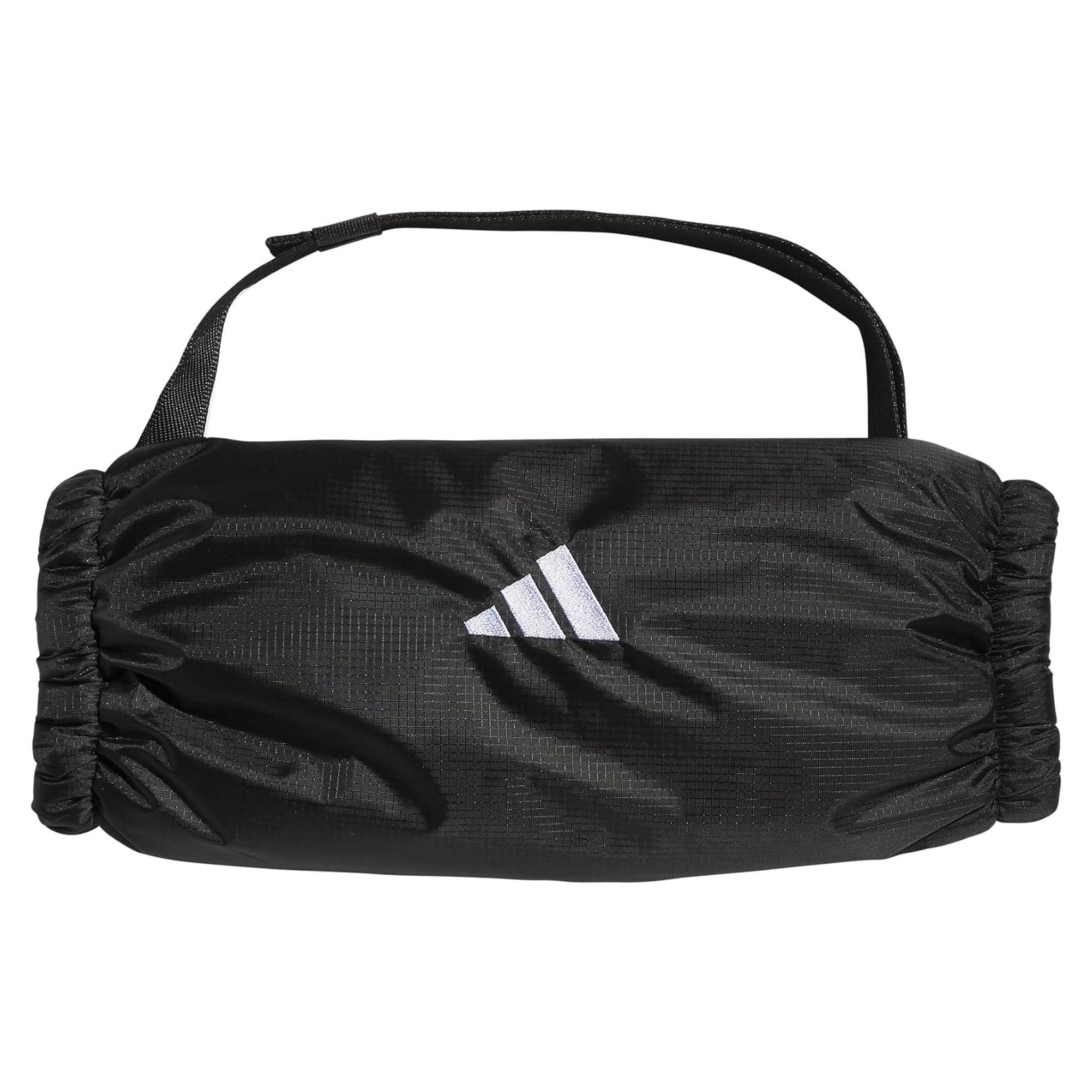 Calentador de Manos Unisex Adidas, Negro/Blanco, Forro Polar