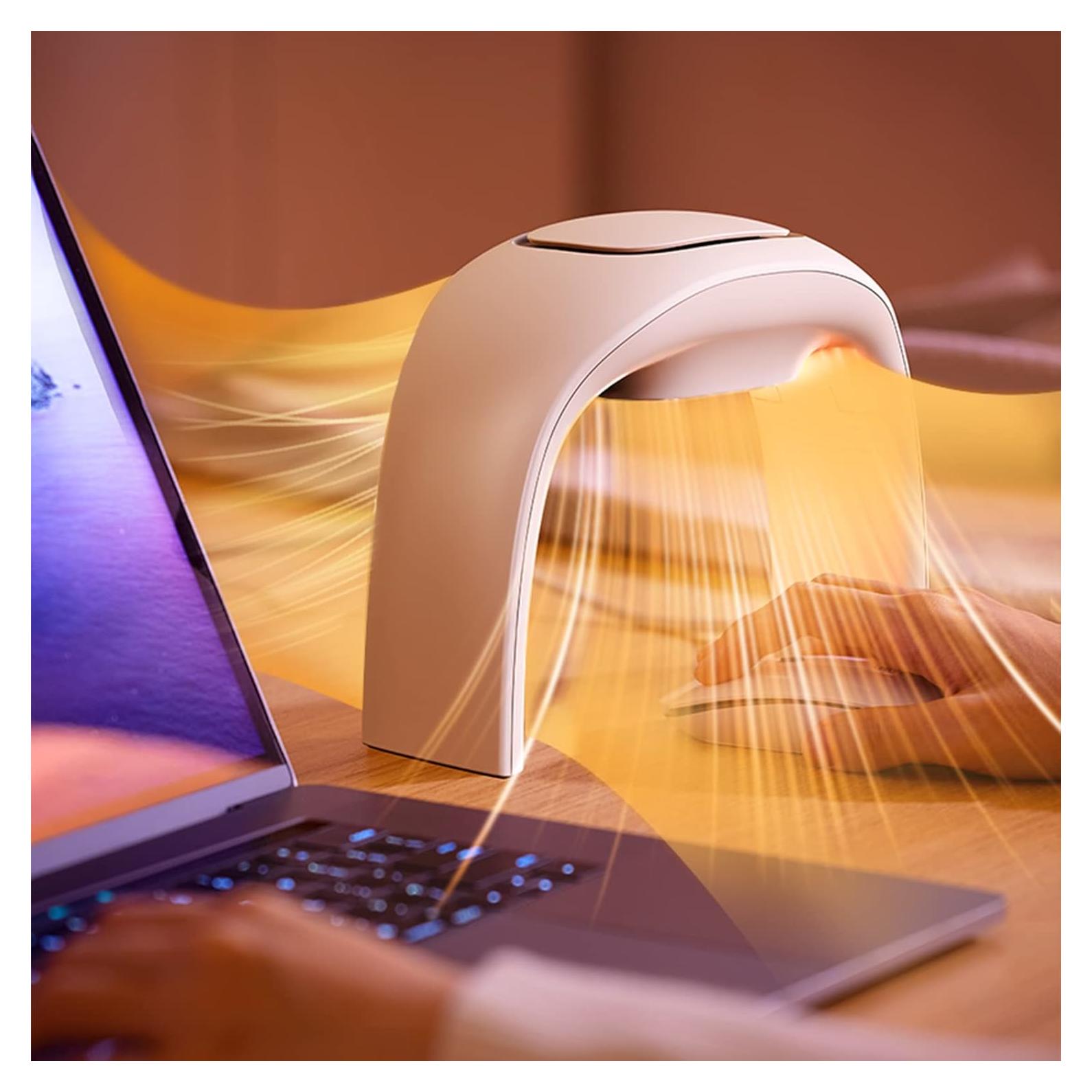 Alfombrilla de Ratón Calentada Xuenair 20.6 cm Ajustable Blanco