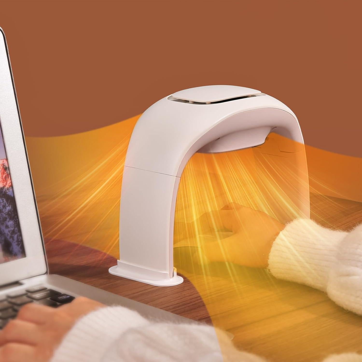 Alfombrilla de Ratón Calentada Xuenair 20.6 cm Ajustable Blanco