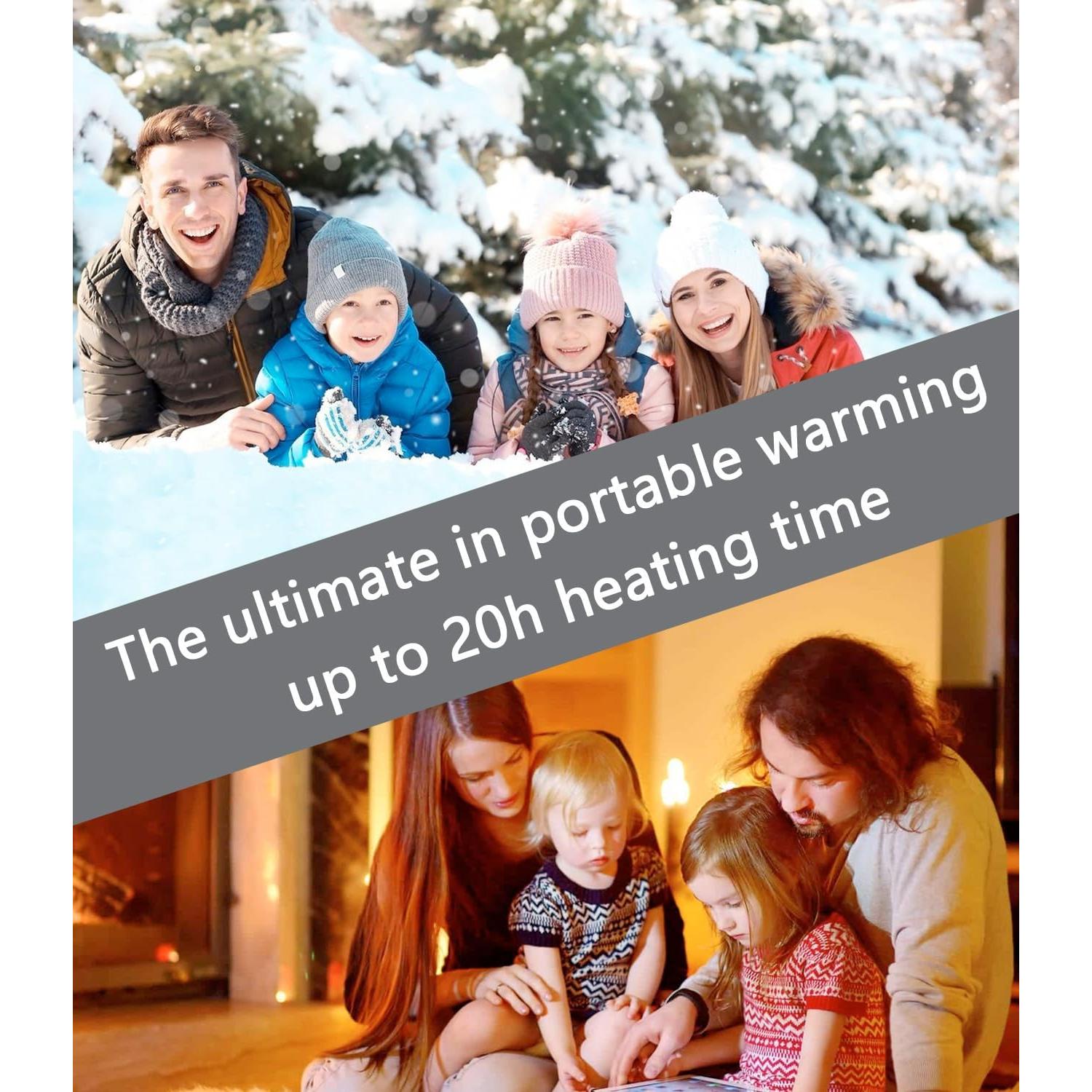 Calentadores de Manos Recargables WOWF 5000mAh Doble Cara