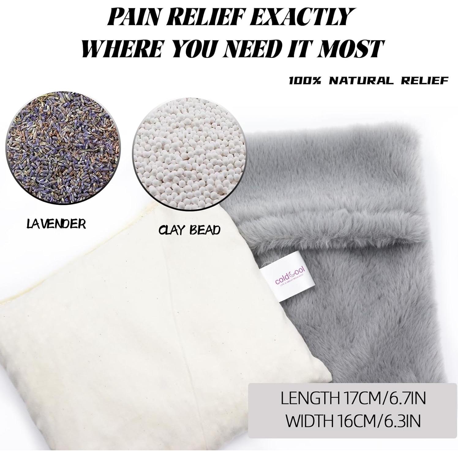 Almohadilla Calentadora Microondas ColdCool 11.9x17cm Gris