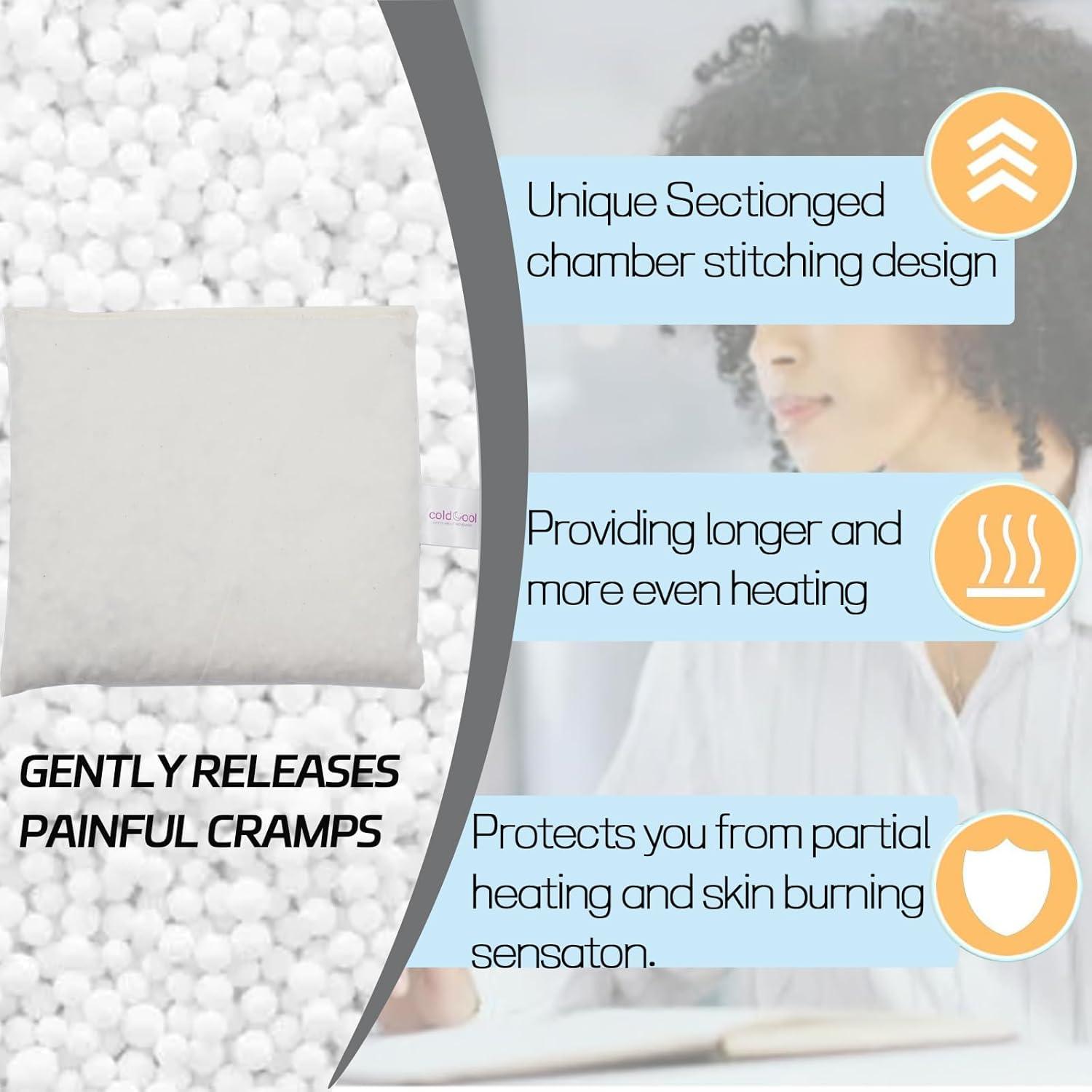 Almohadilla Calentadora Microondas ColdCool 11.9x17cm Gris