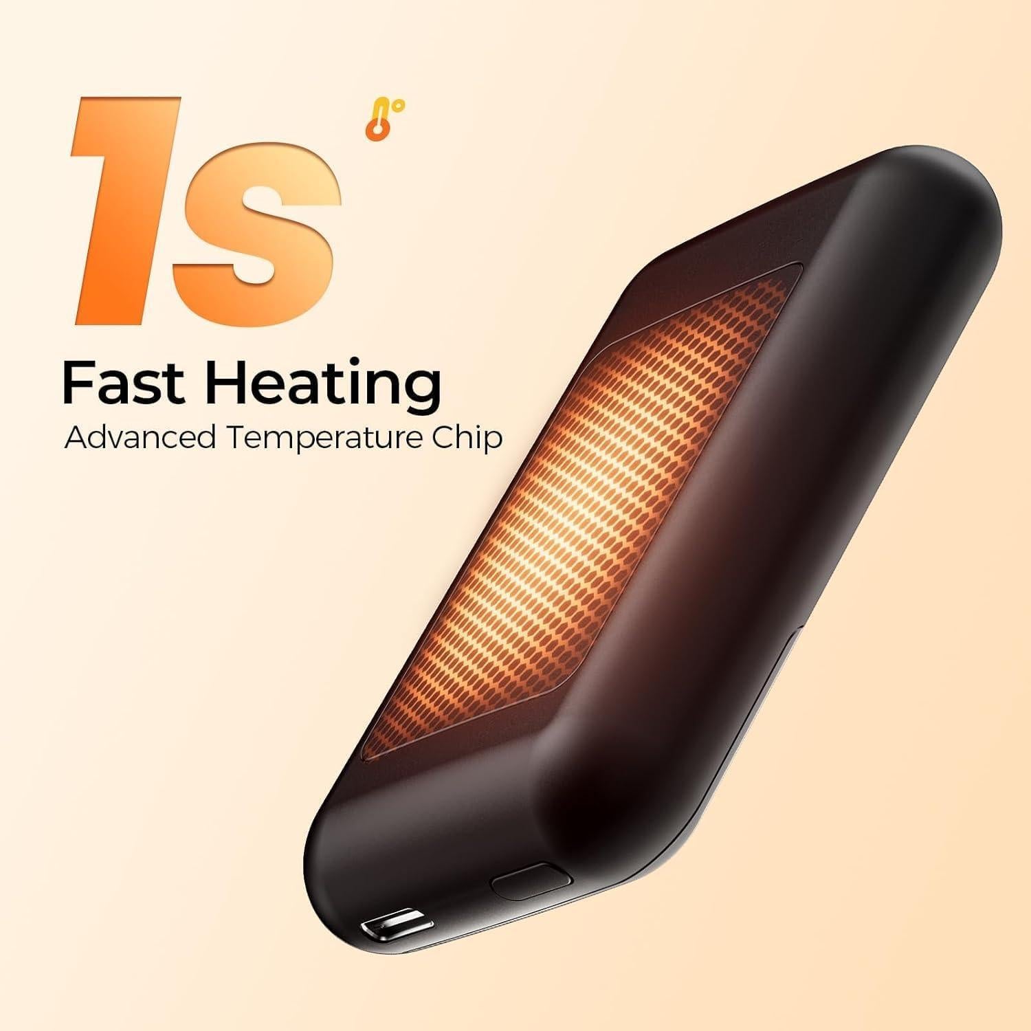 Calentadores de Manos Recargables Hotdot 2-Pack 6400mAh LED