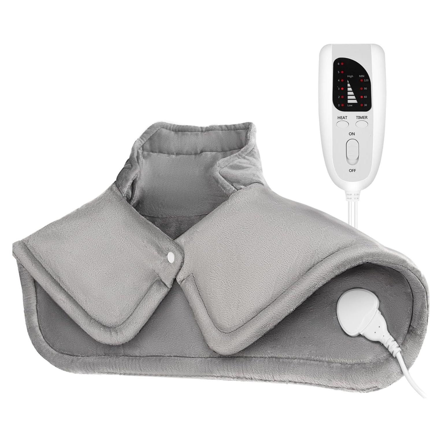 Almohadilla Térmica Eléctrica Ruyyi 58x42 cm 6 Calores 4 Temporizadores
