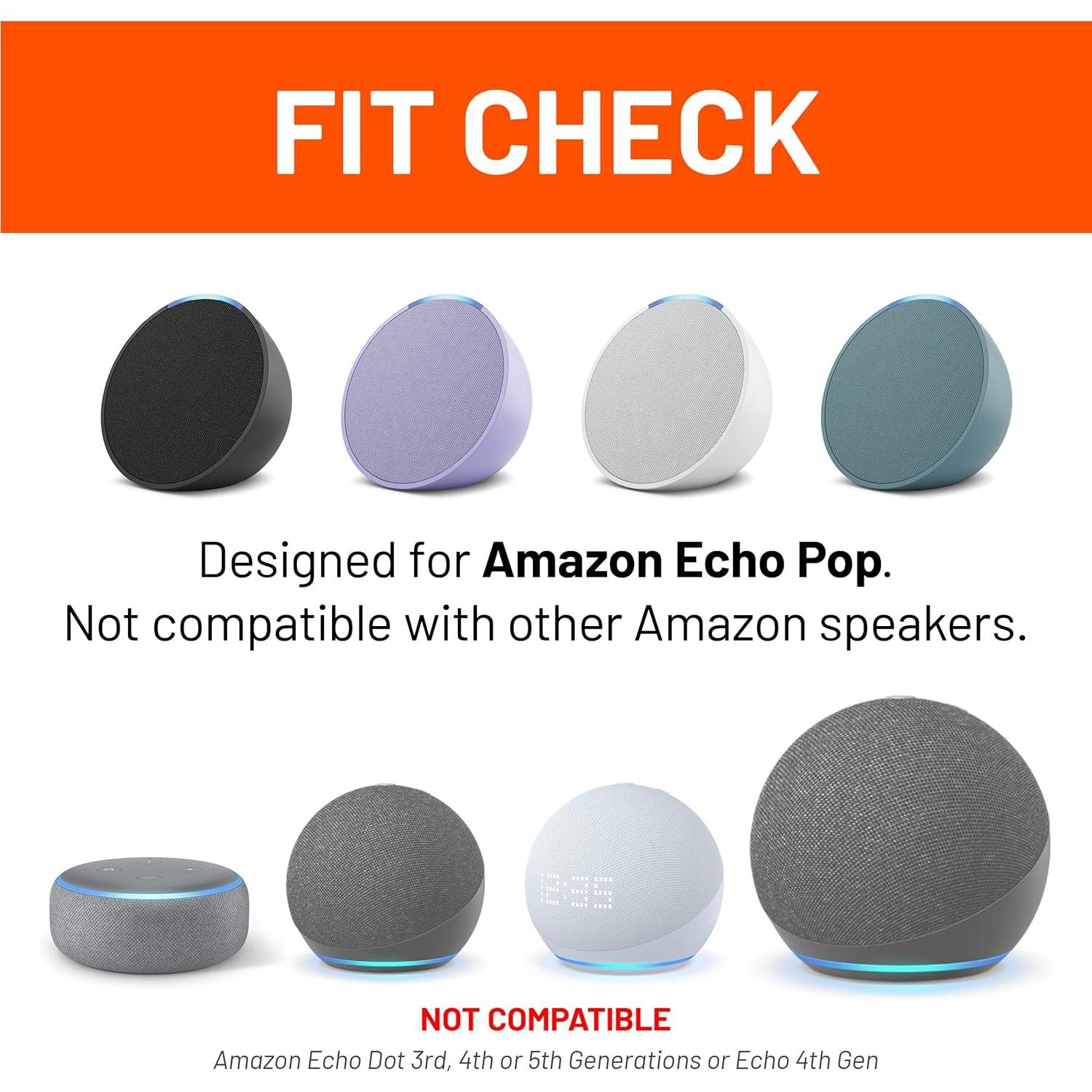 Soporte de Pared para Echo Pop Amazon 2023 - Negro
