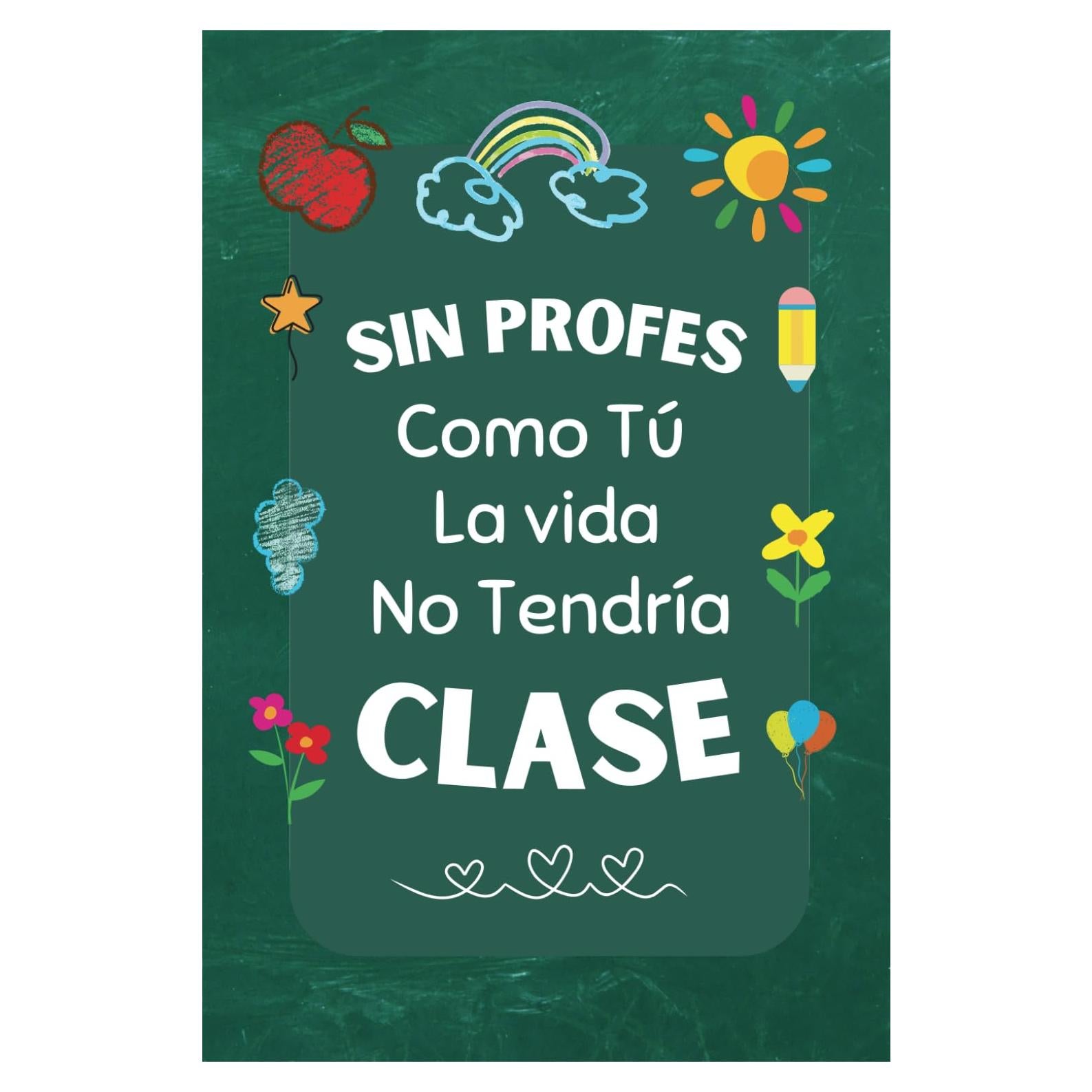 Cuaderno de Notas A5 Tapa Blanda para Maestros - Regalo Original