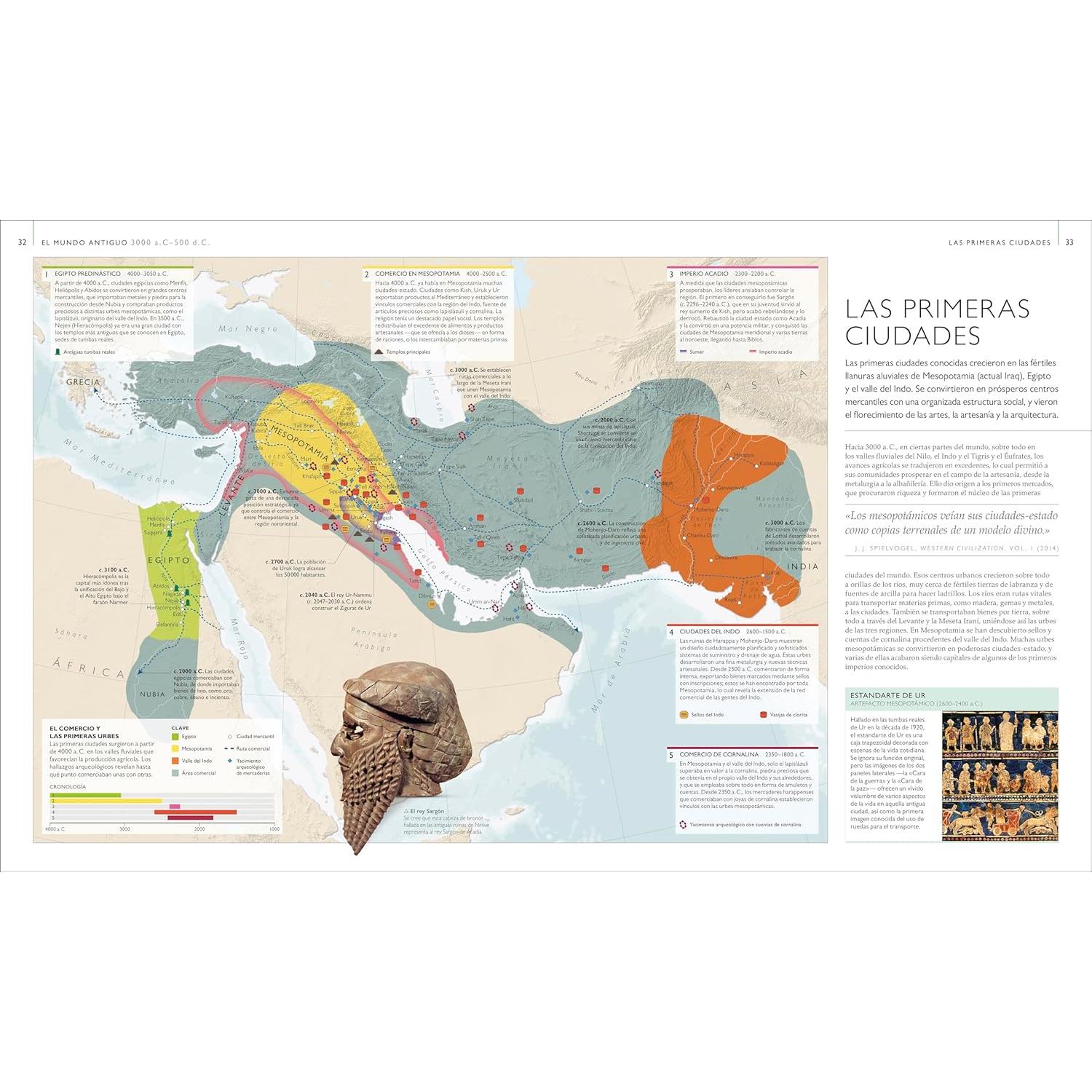 Historia del mundo mapa a mapa (History of the World Map by Map) (DK History Map by Map) (Spanish Edition)